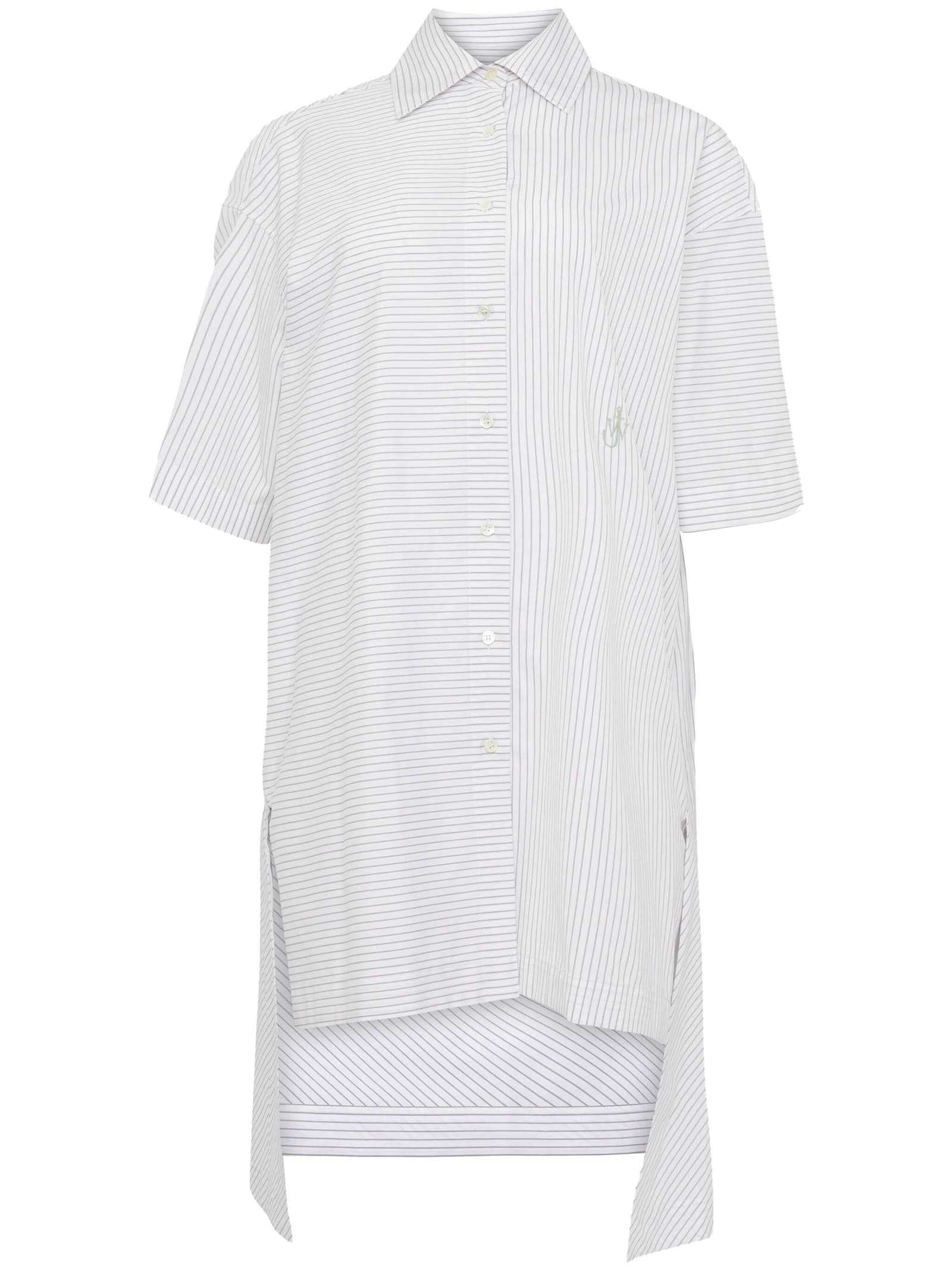 J.W. Anderson J. W. Anderson Short Sleeve Step Hem Shirt Dress