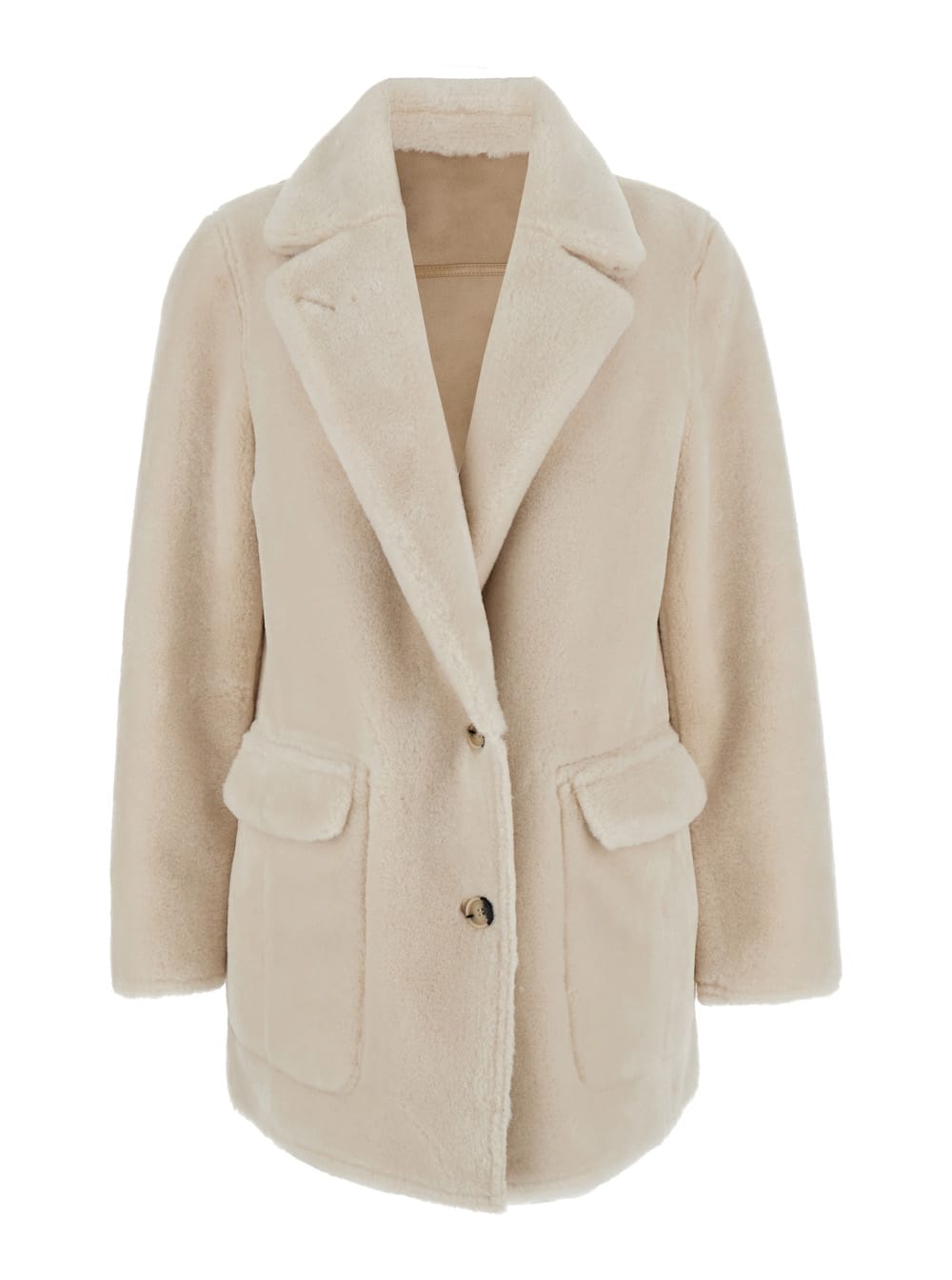 Urbancode Button-fastening Reversible Jacket In White