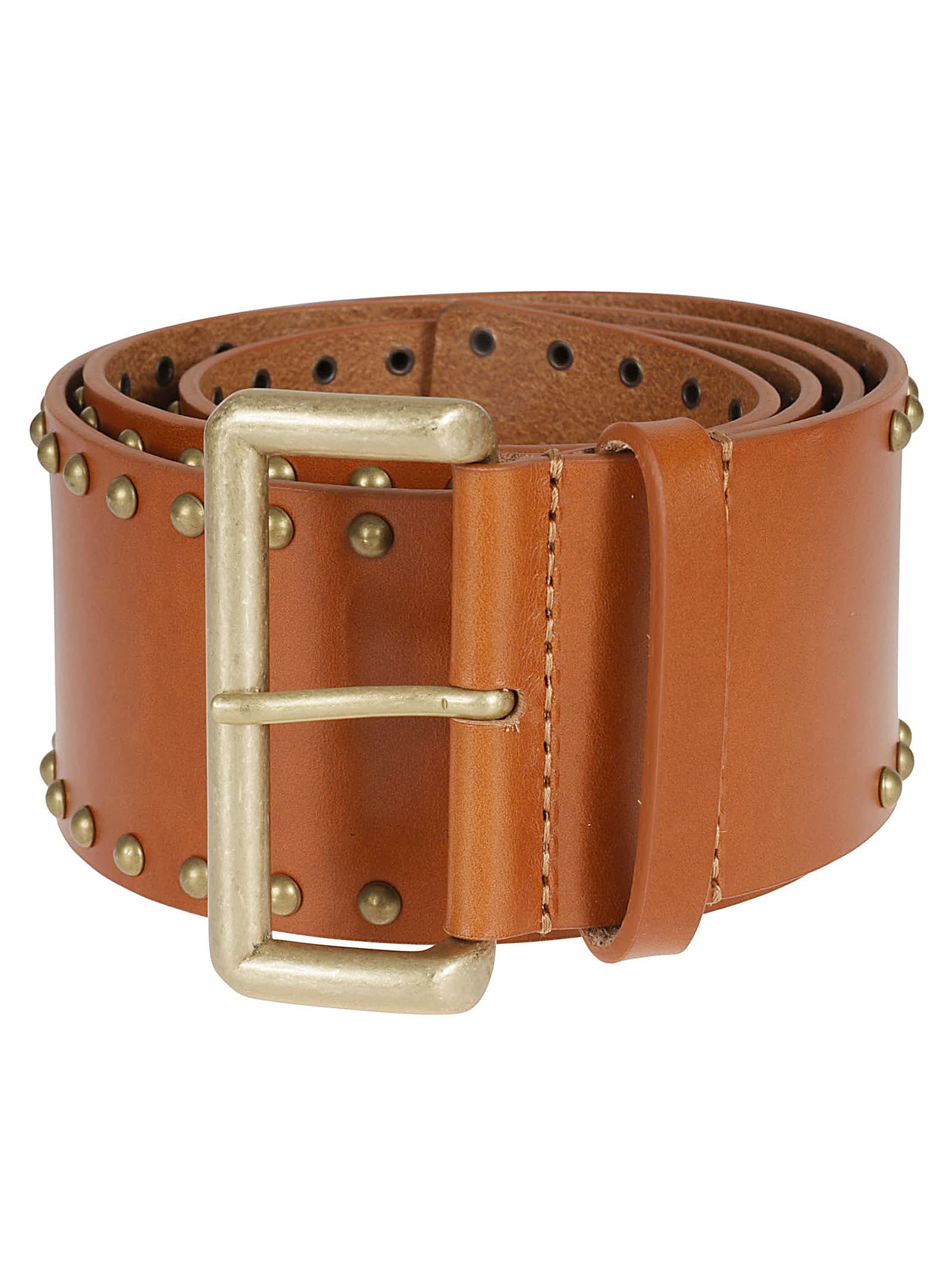 Shop Zamattio Alessia Belts Leather Brown
