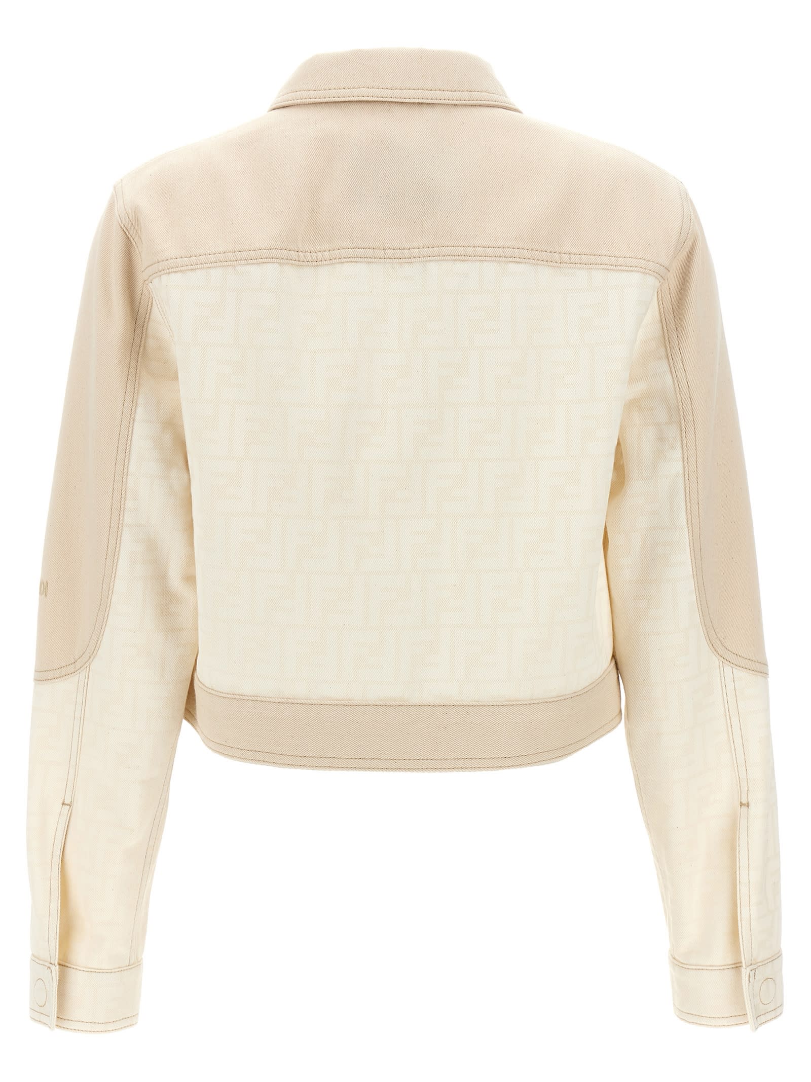 FENDI TWO-TONE DENIM JACKET