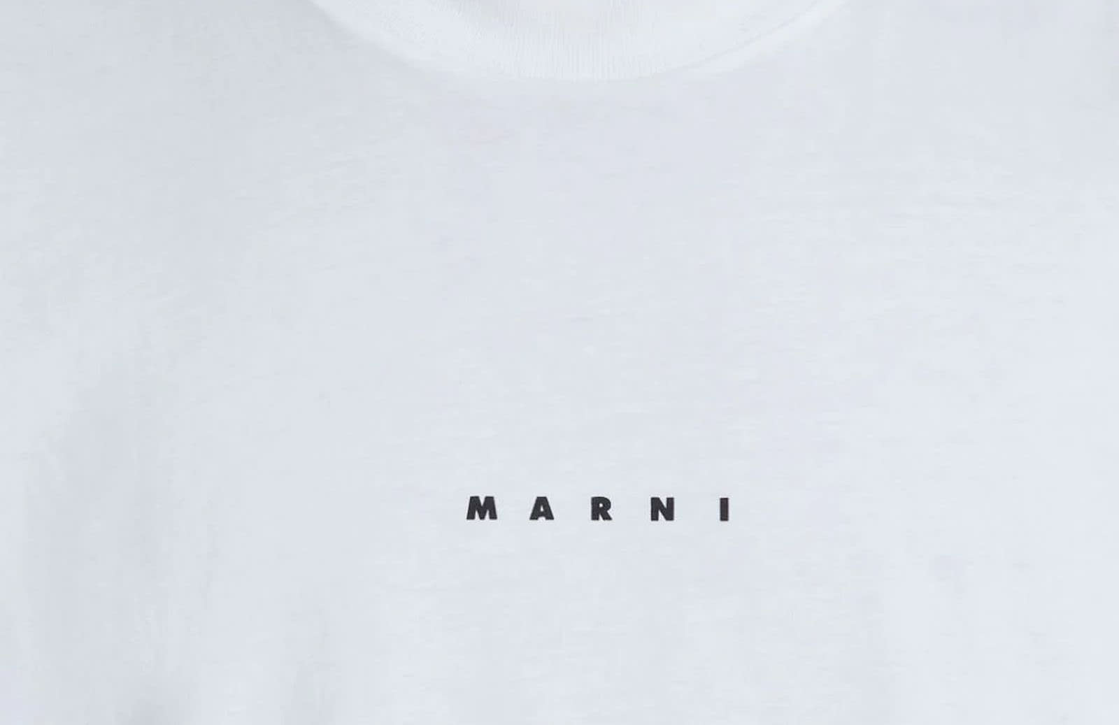 Shop Marni T-shirts And Polos White