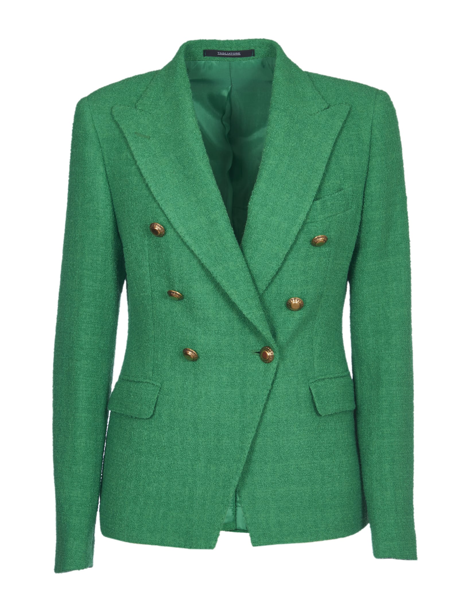 Tagliatore 0205 Green Double-breasted Jacket