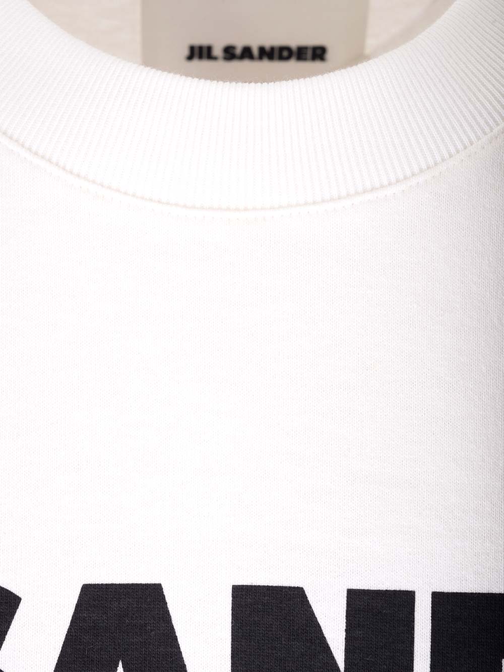 Shop Jil Sander Logo T-shirt In Porcelain