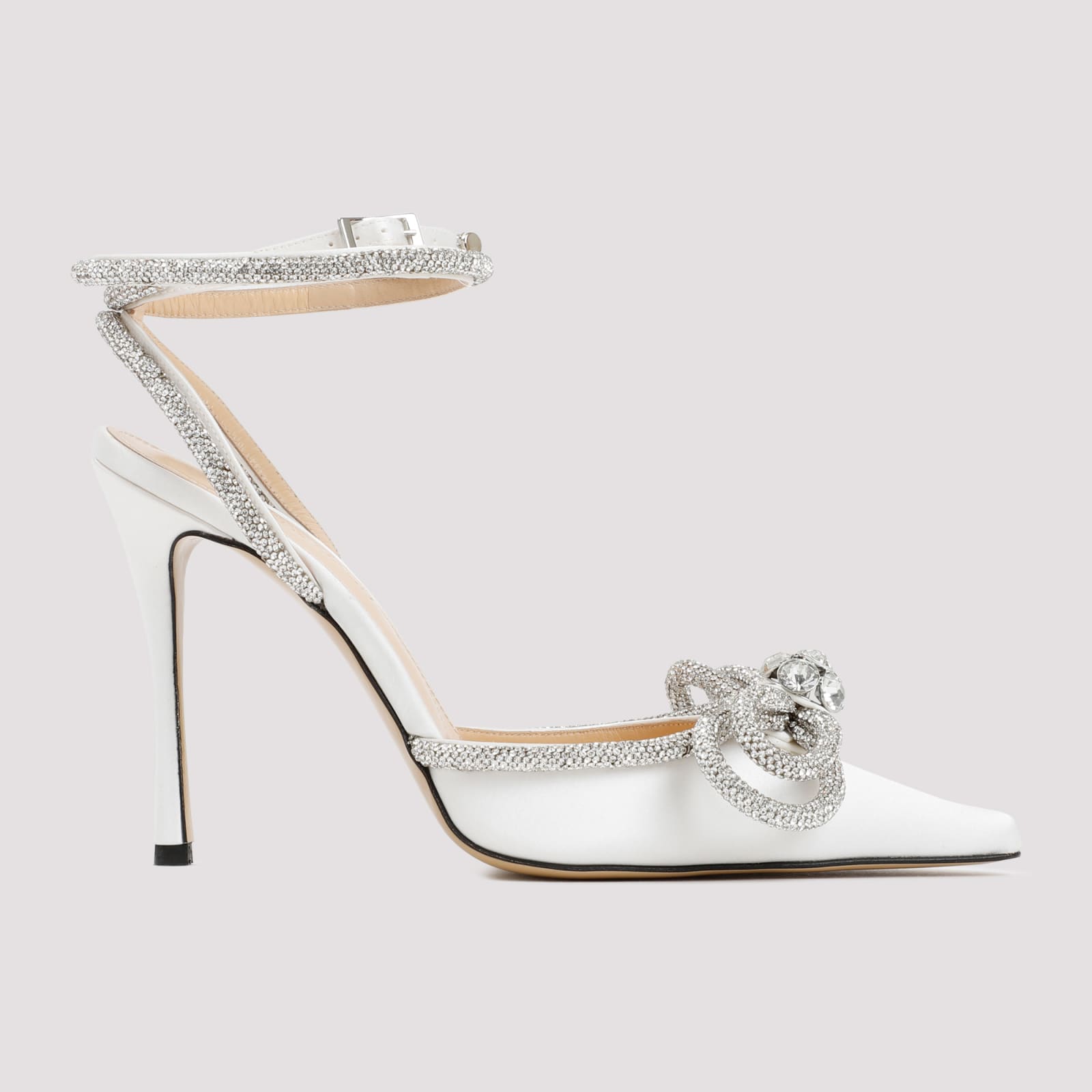 Shop Mach &amp; Mach Double Bow High Heels In White