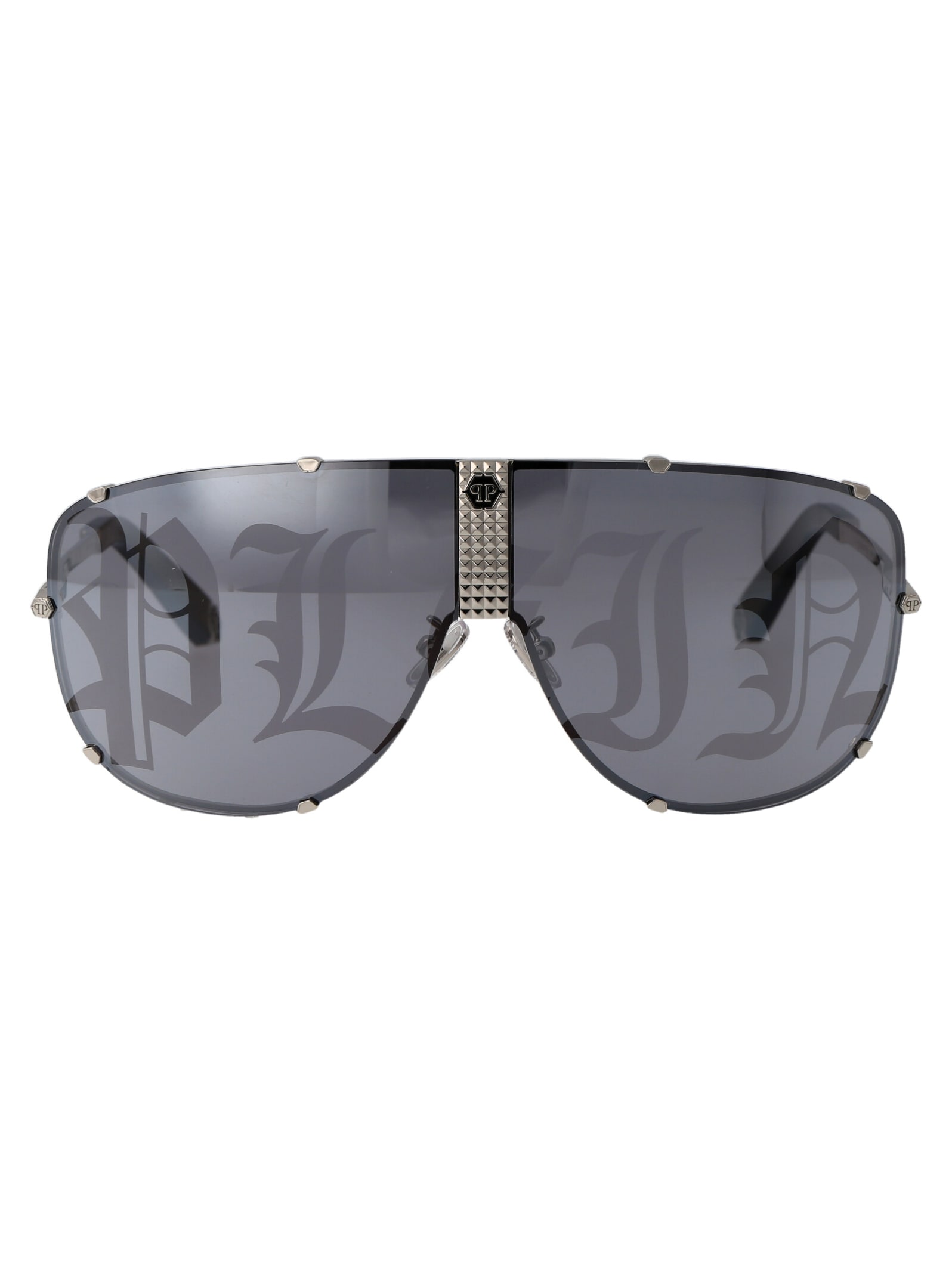 Shop Philipp Plein Spp075m Sunglasses In 579l Grey
