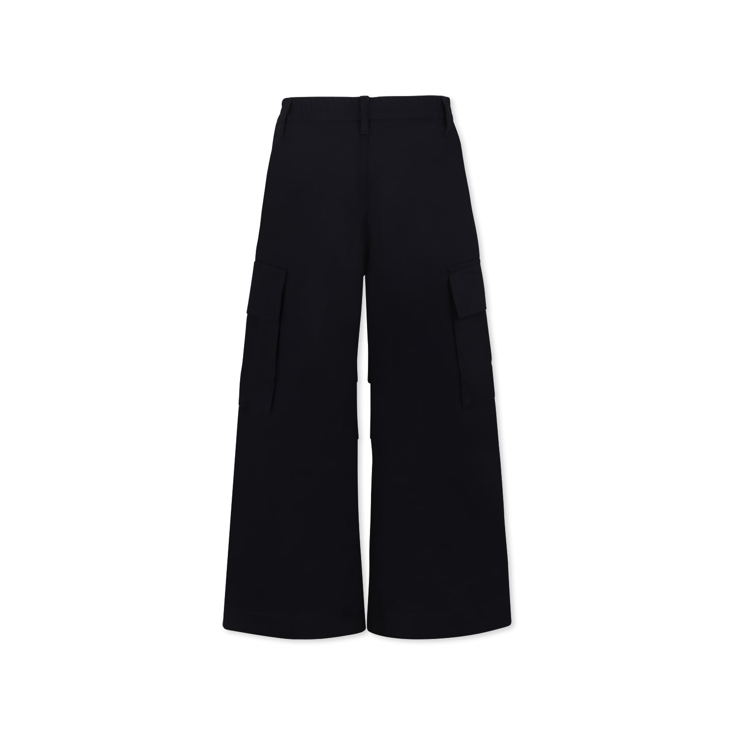 Marni Blue Trousers For Boy With Logo In Blue