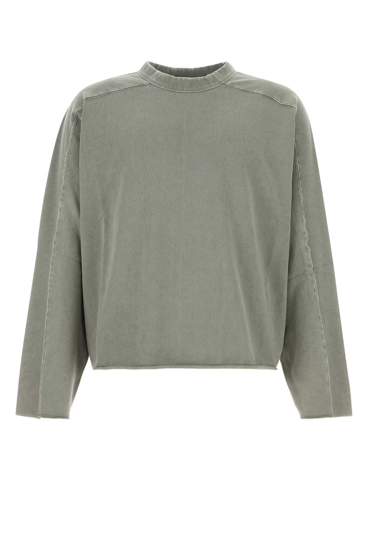 Dove Grey Cotton Oversize T-shirt