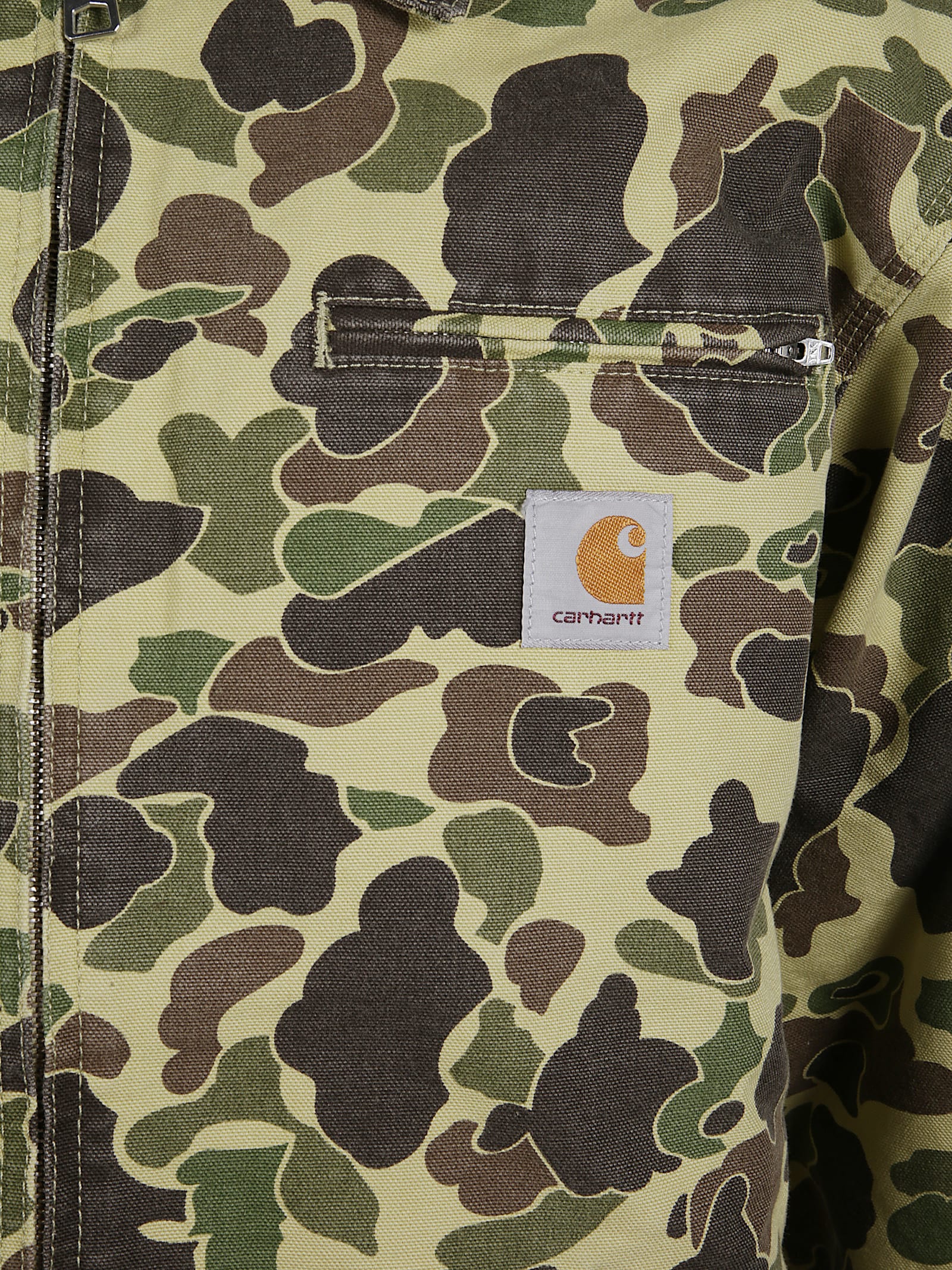 Carhartt Duck Detroit Jacket In Multi