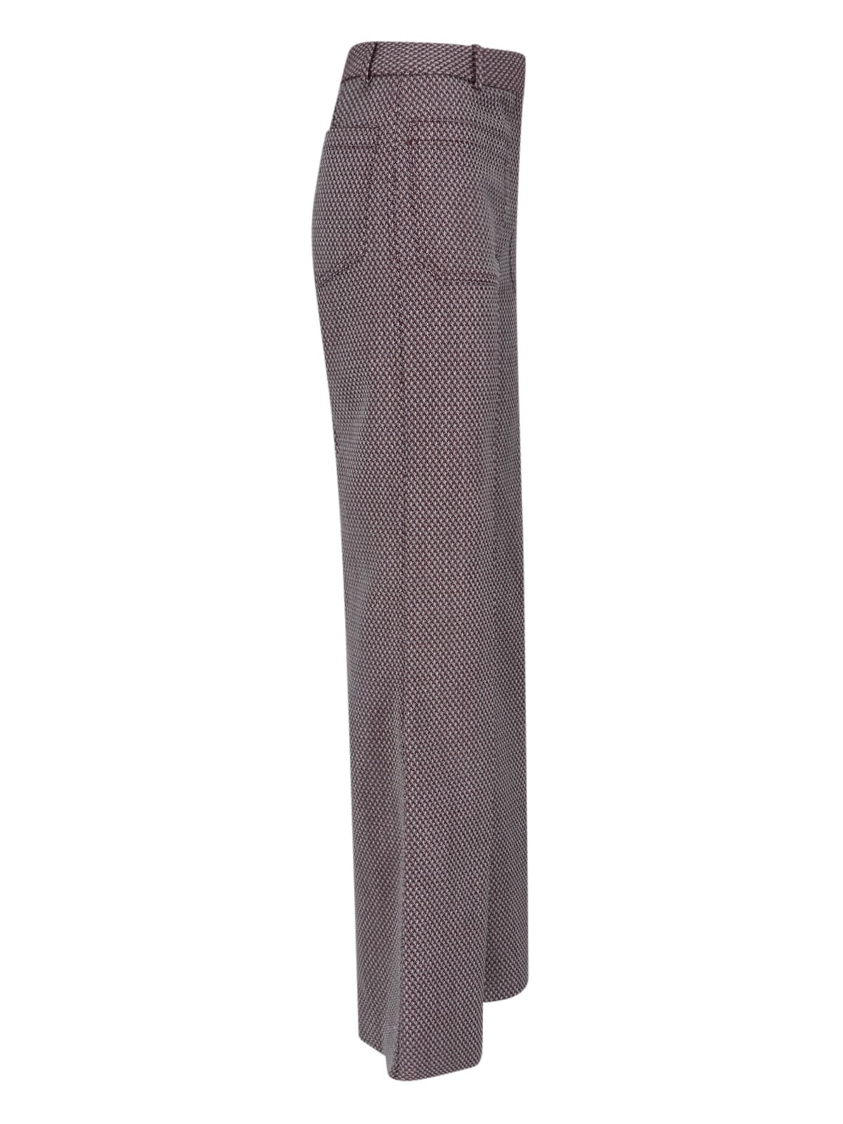 Shop Victoria Beckham Alina Palazzo Pants In Brown