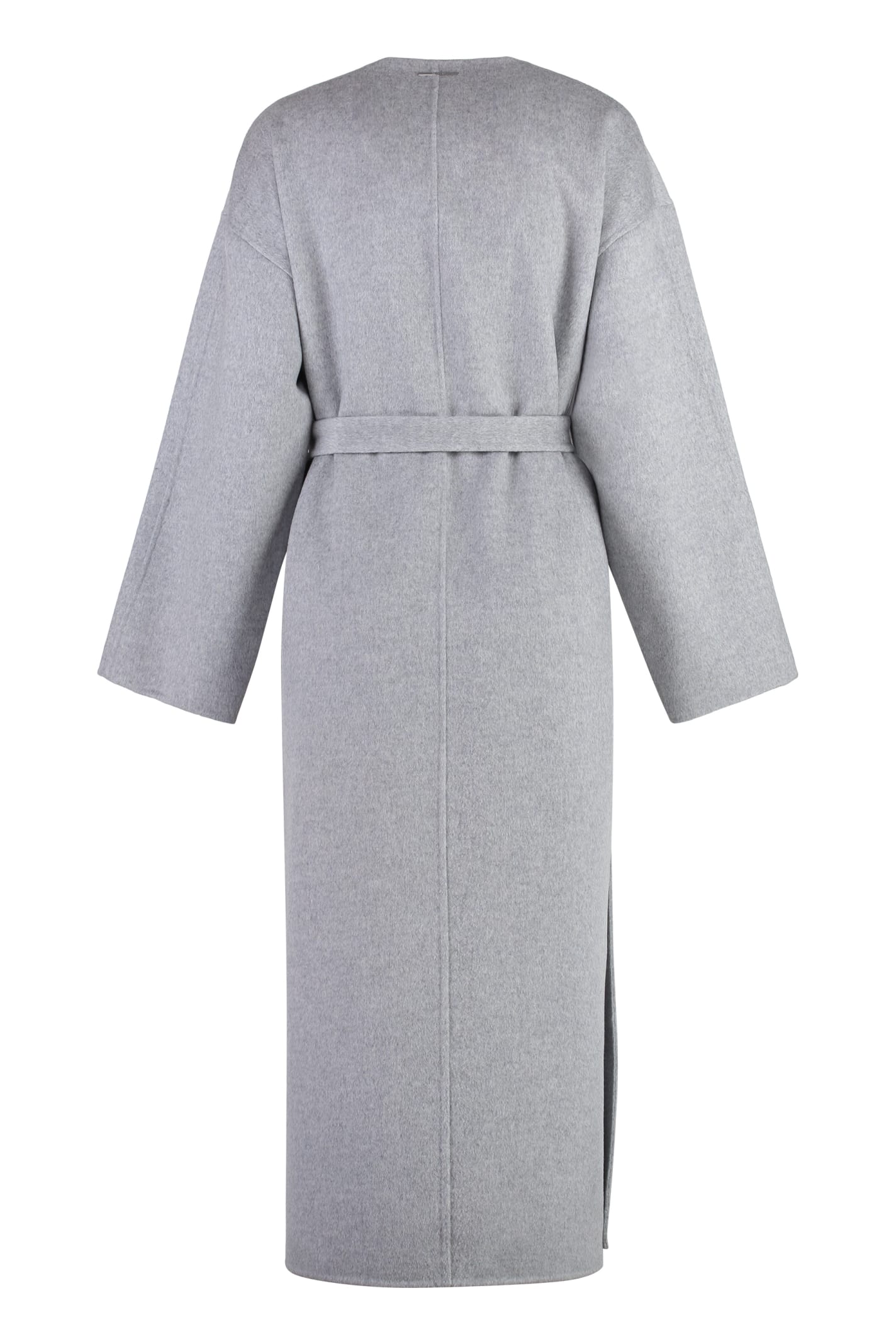 Shop Calvin Klein Wool Coat In Grey