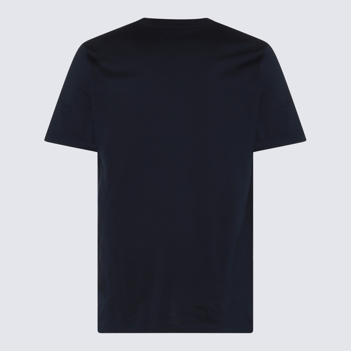 Shop Marni Black Cotton T-shirt In Blublack