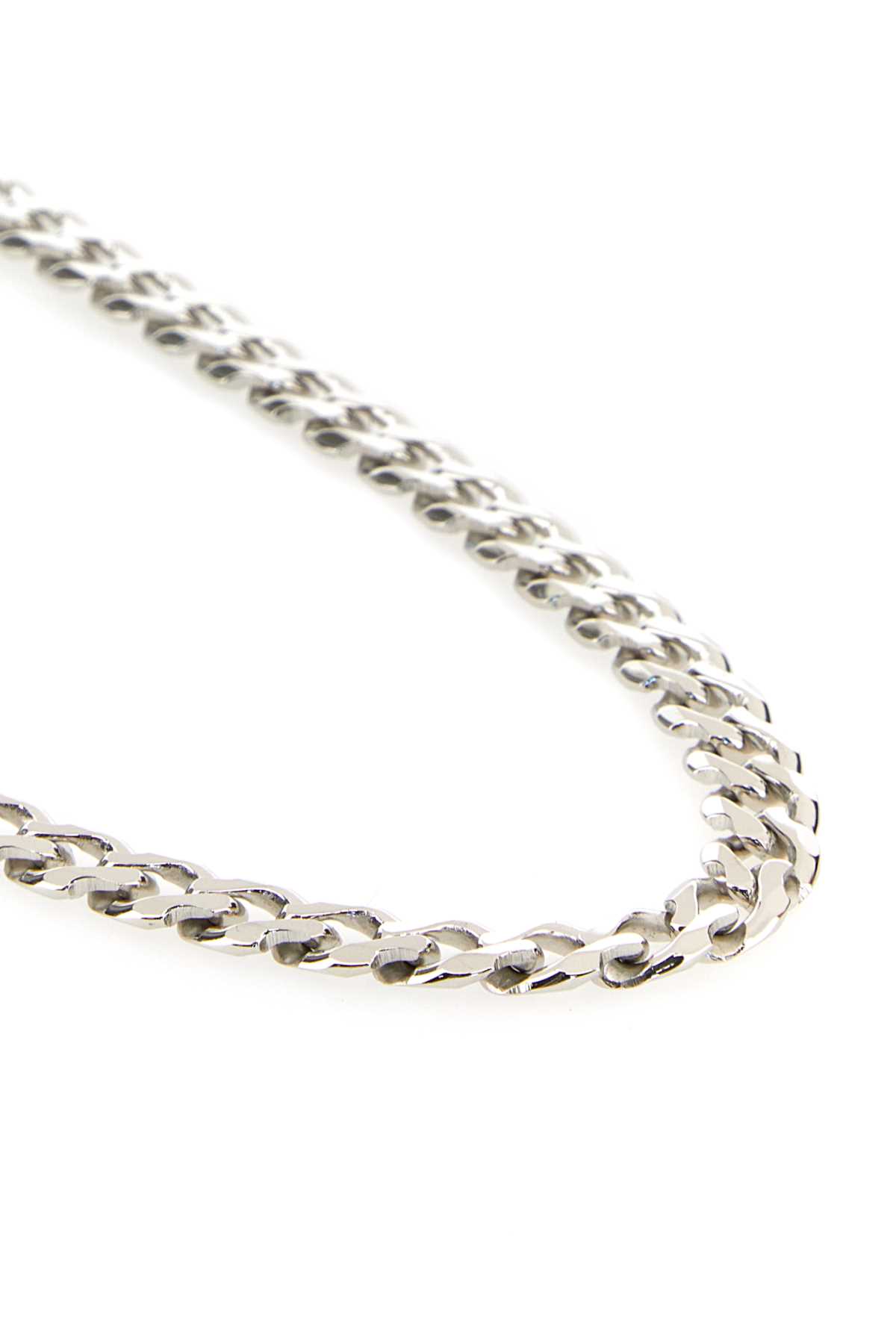 EMANUELE BICOCCHI 925 SILVER EDGE CHAIN NECKLACE 