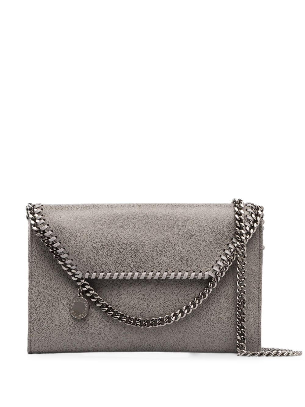 Stella Mccartney Falabella Wallet On Chain In Gray