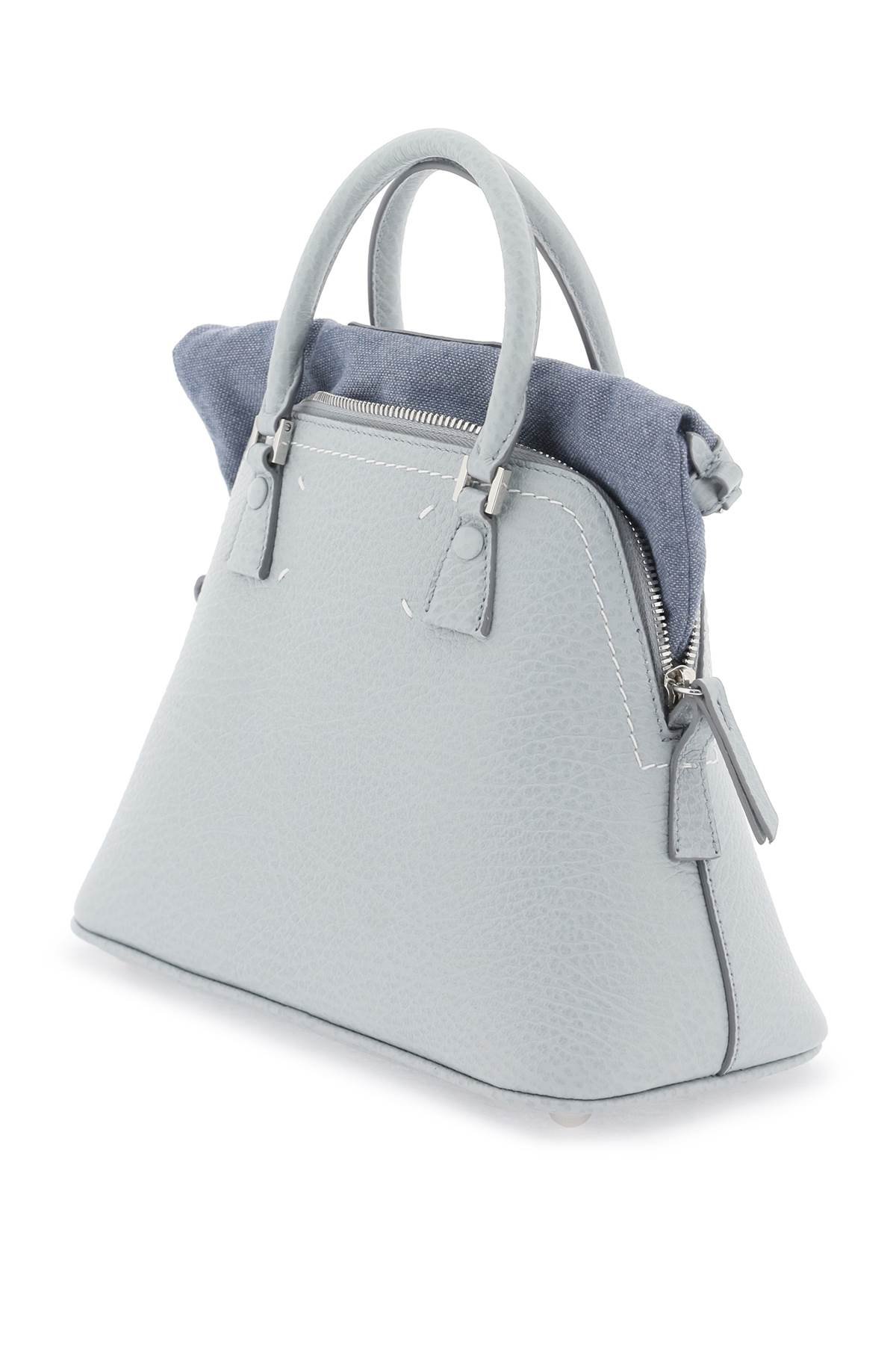 Shop Maison Margiela 5ac Classique Handbag In Mist (grey)