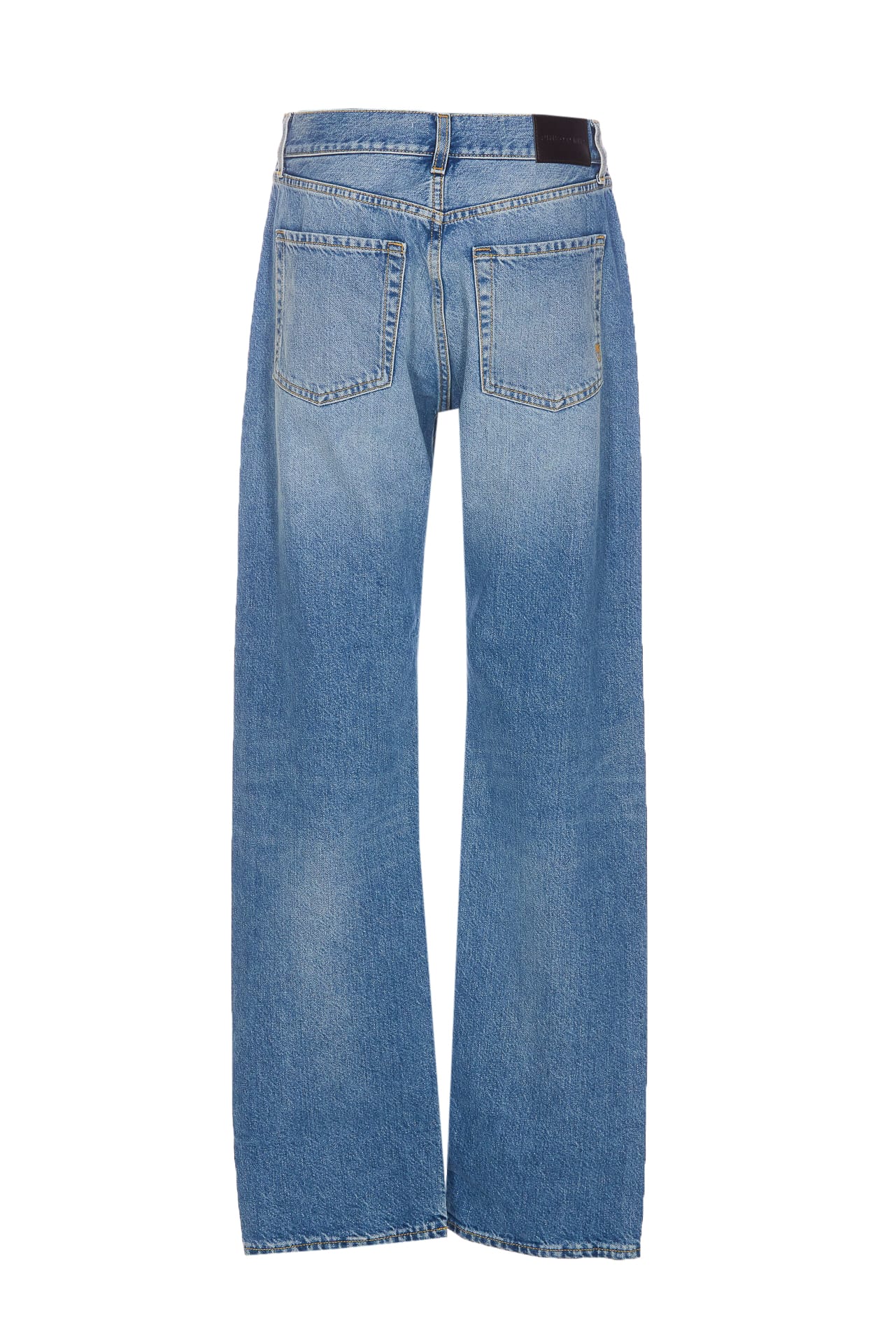 Shop Pinko Leyda Loose Jeans In Denim