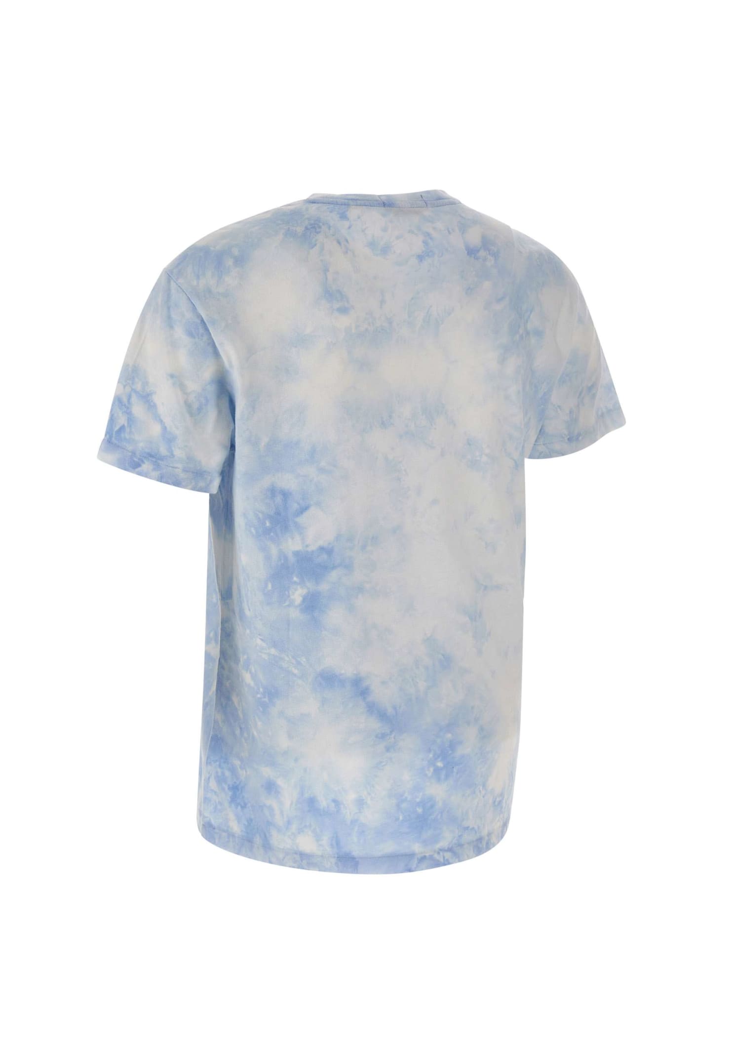 Shop Polo Ralph Lauren Classics Cotton T-shirt In Light Blue