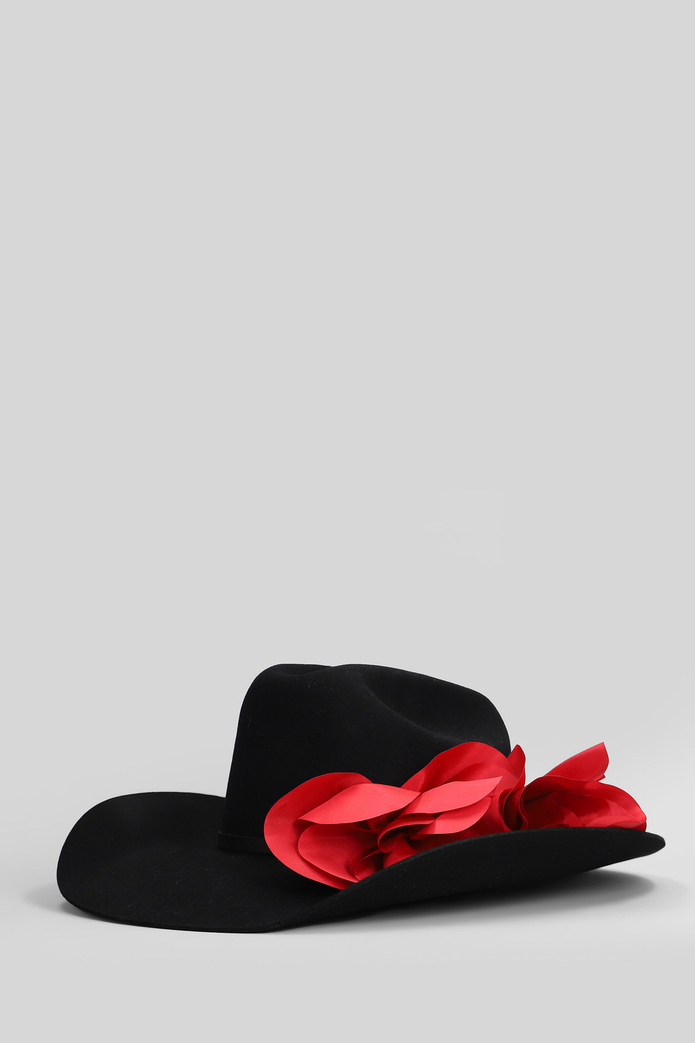 Willy Chavarria Hats In Black Wool In Black
