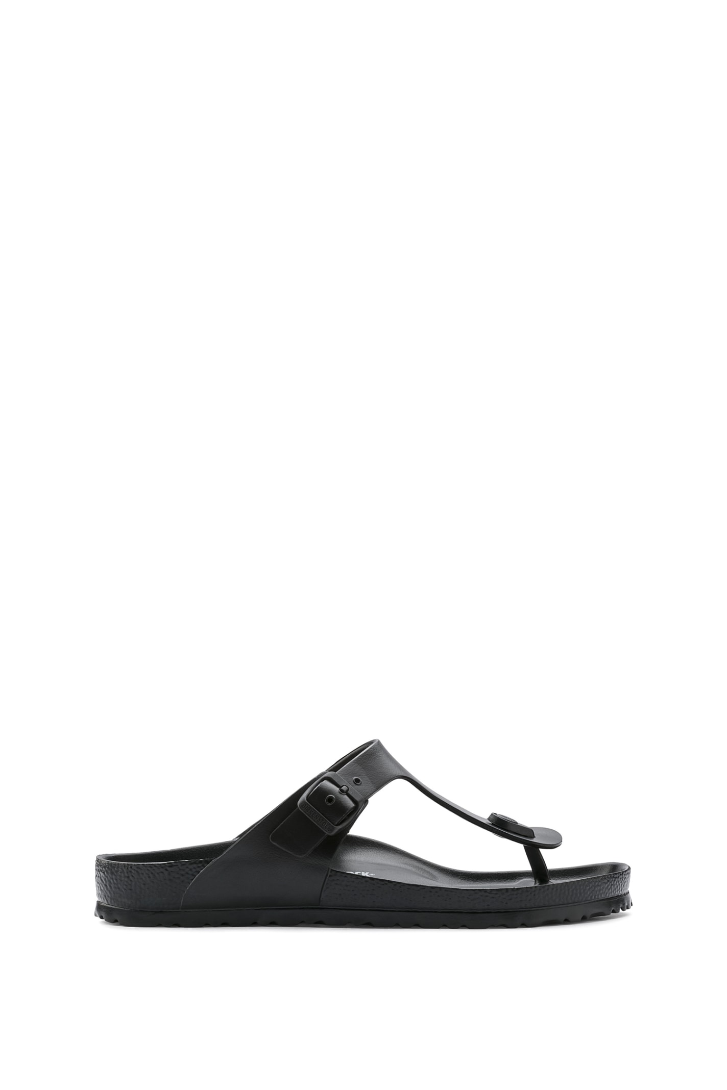 Shop Birkenstock Flat Sandal In Black