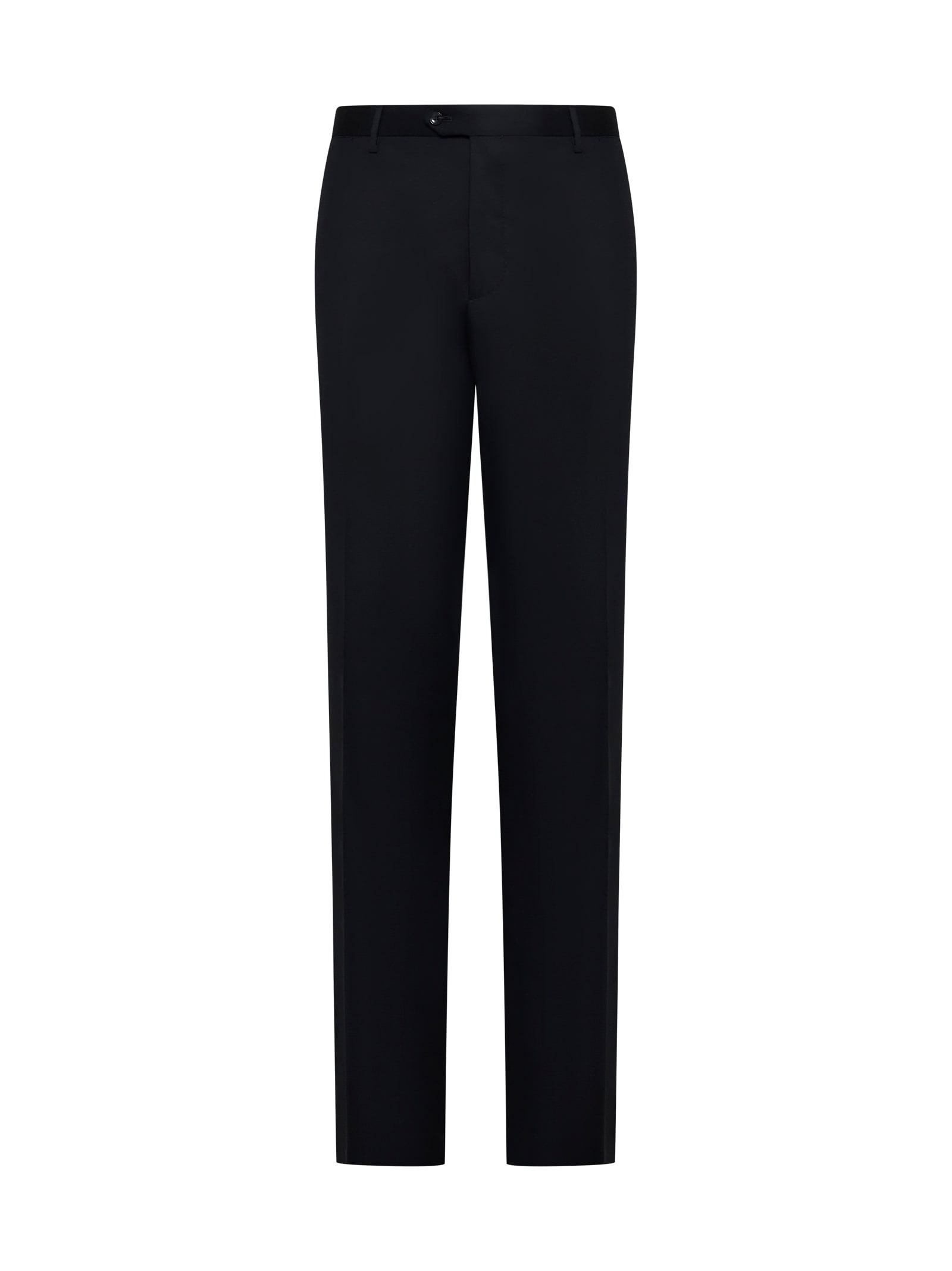 Shop Tagliatore Pants In Black