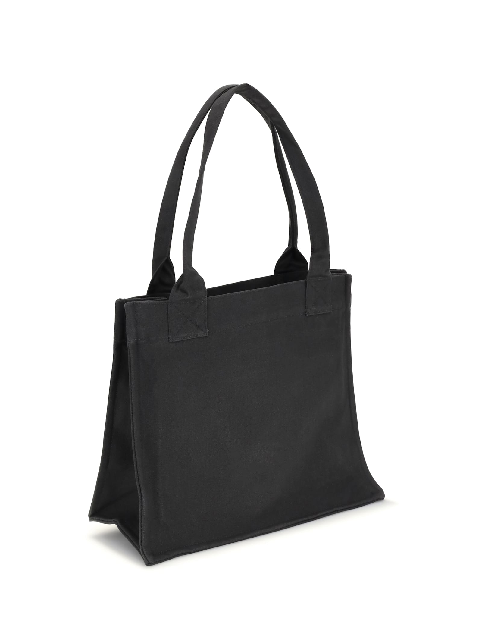 Ganni Logo Canvas Tote Bag