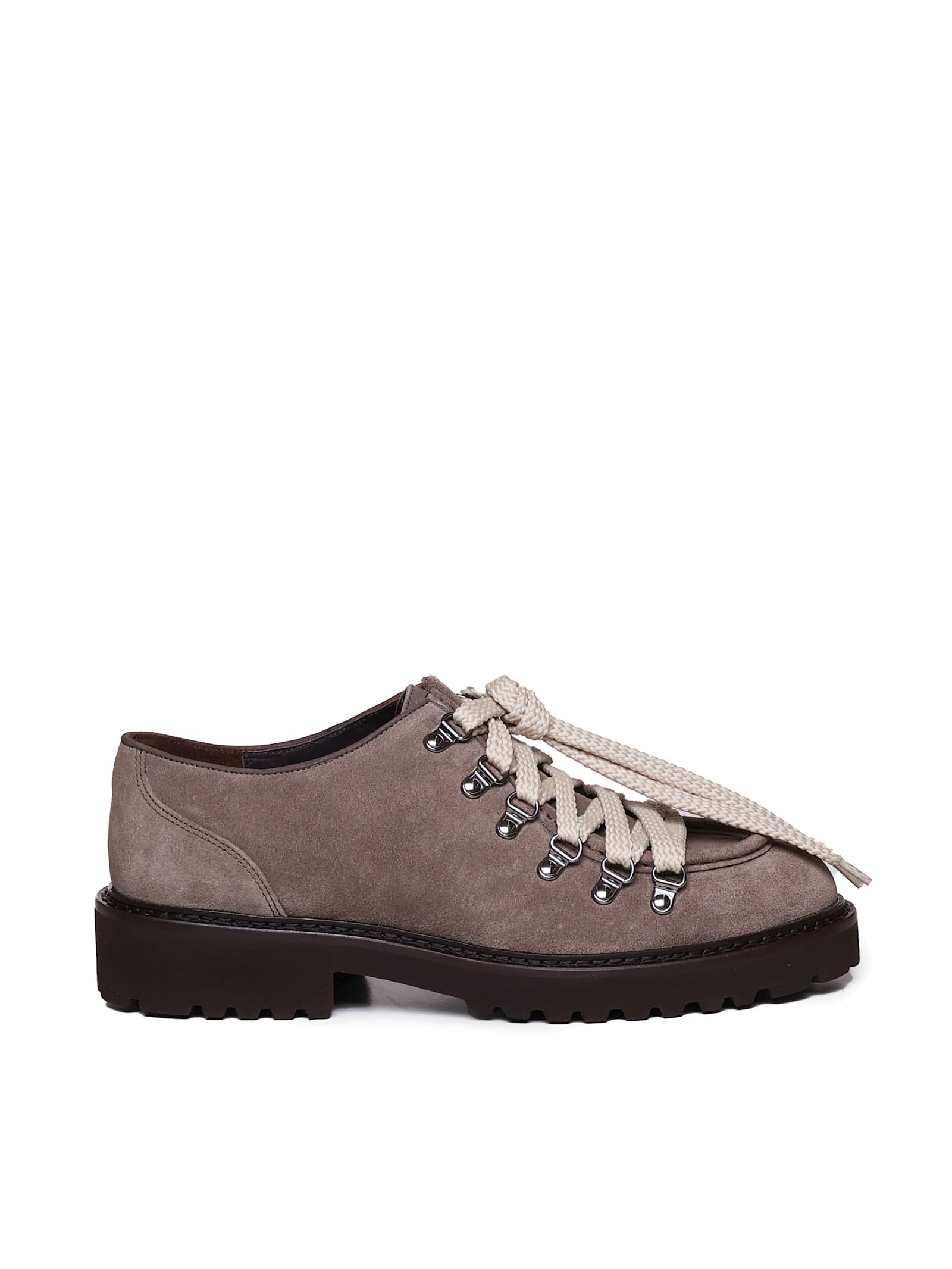 Doucal’s Graphite Leather Lace-ups