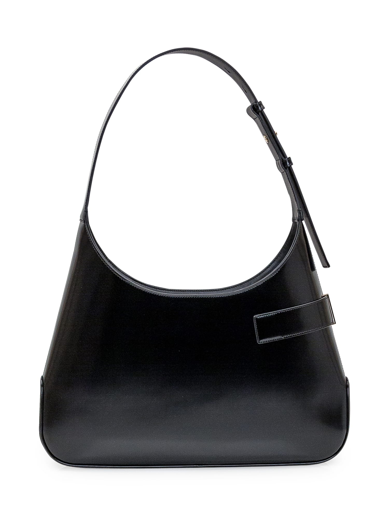 Shop Ferragamo Hobo Bag In Nero Flame Red