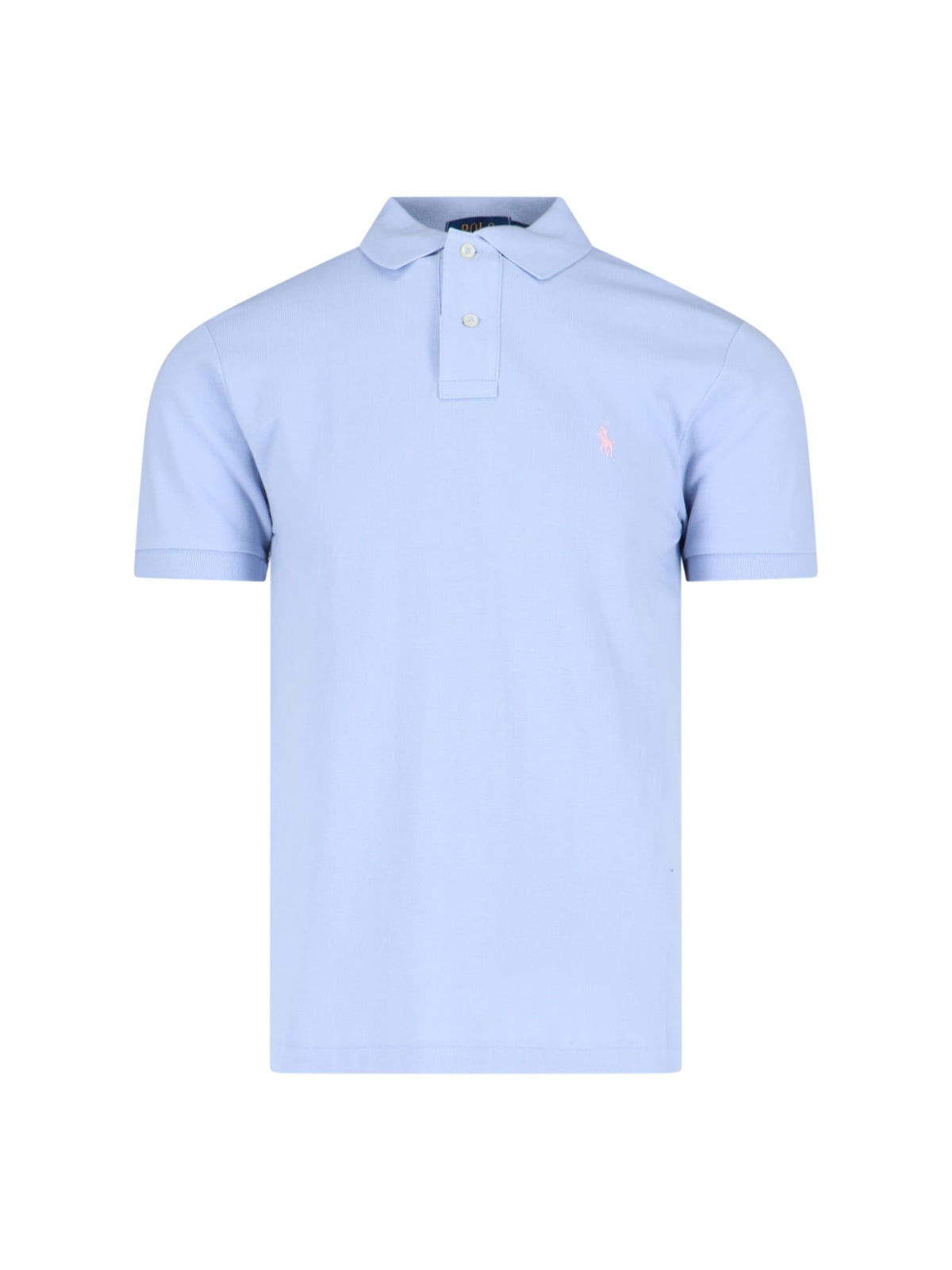 Ralph Lauren Logo Polo Shirt In Blue