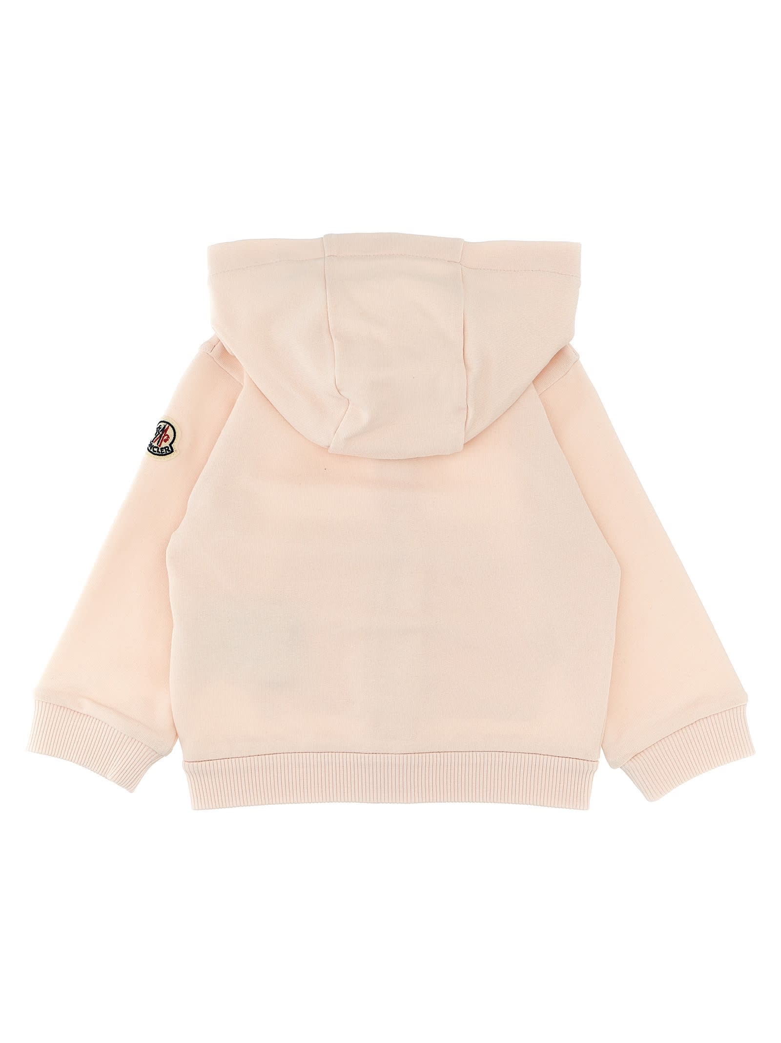 Moncler Complete Hoodie + Joggers In Pink