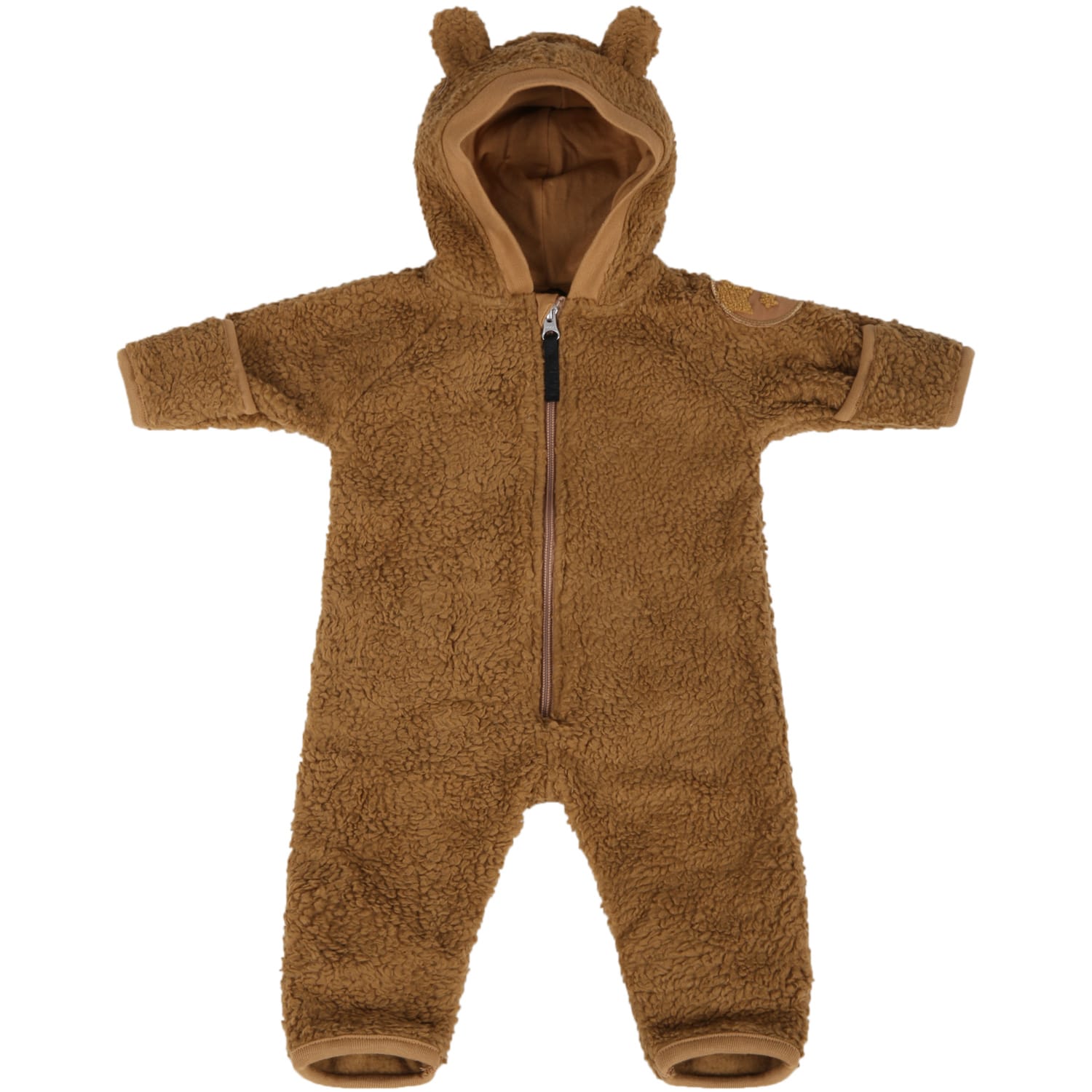 Molo Brown Jumpsuit For Babykids With Patch