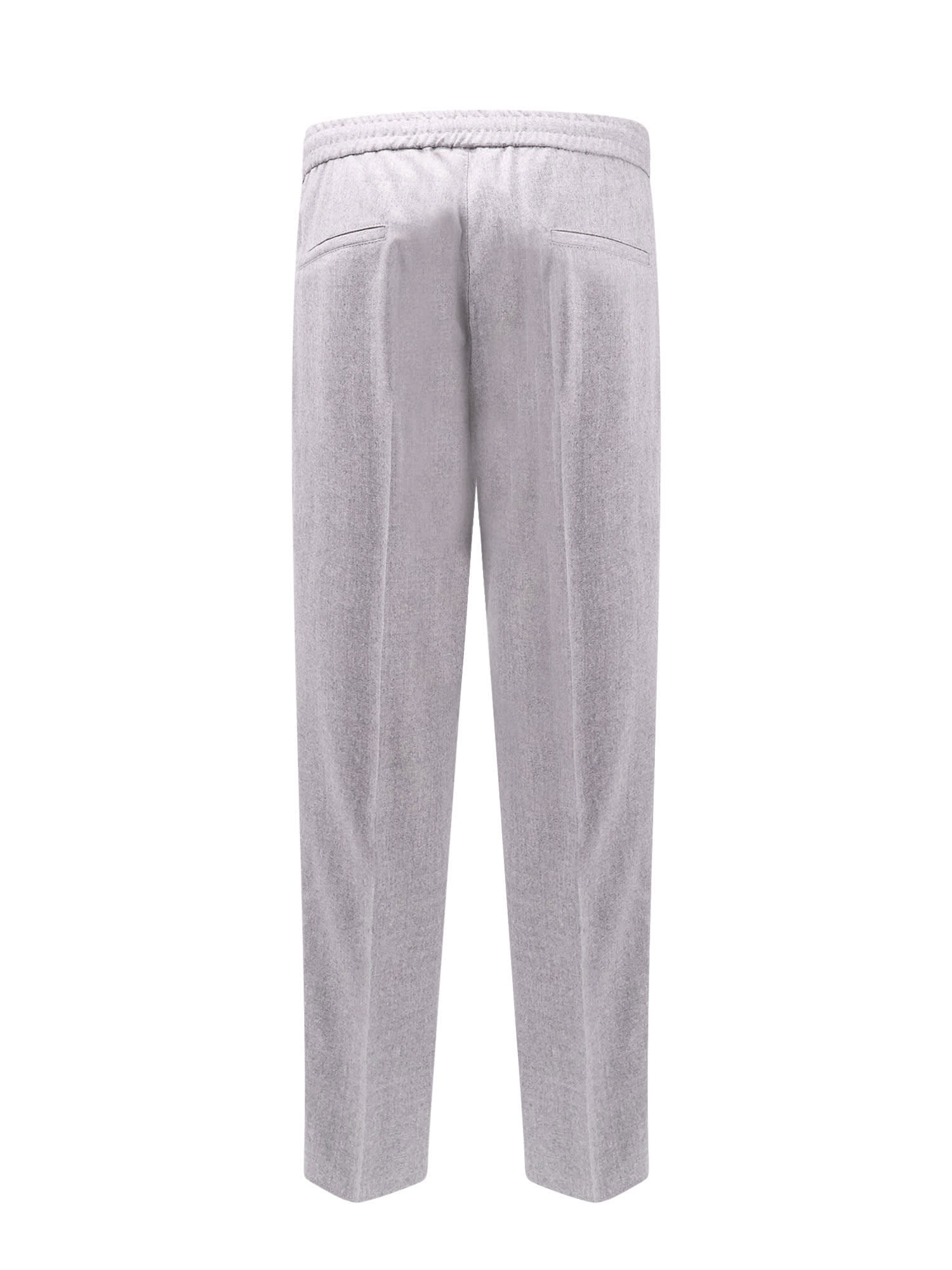 Shop Brunello Cucinelli Trouser In Grey