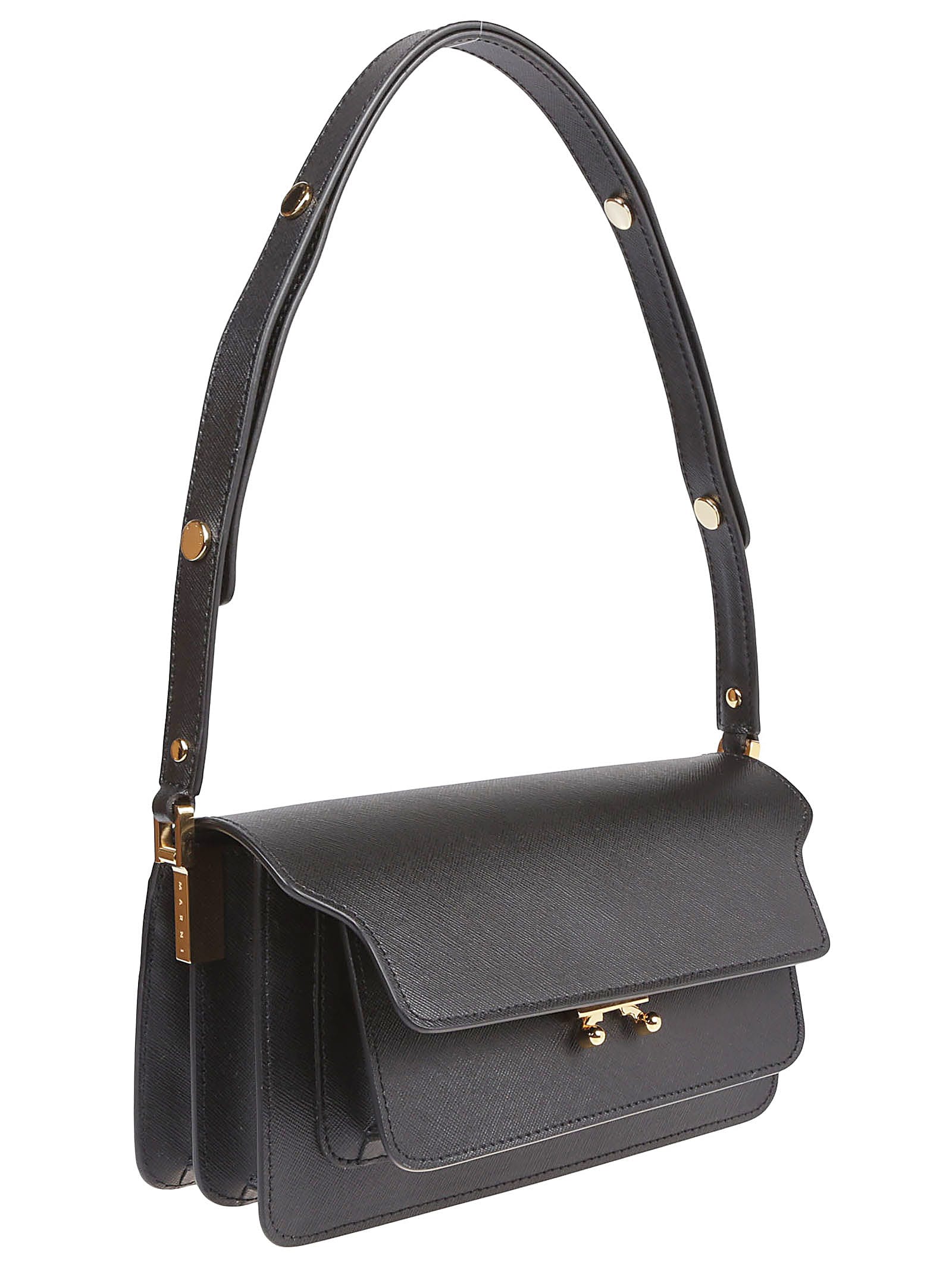 Shop Marni Trunk East/west Bag In N Black