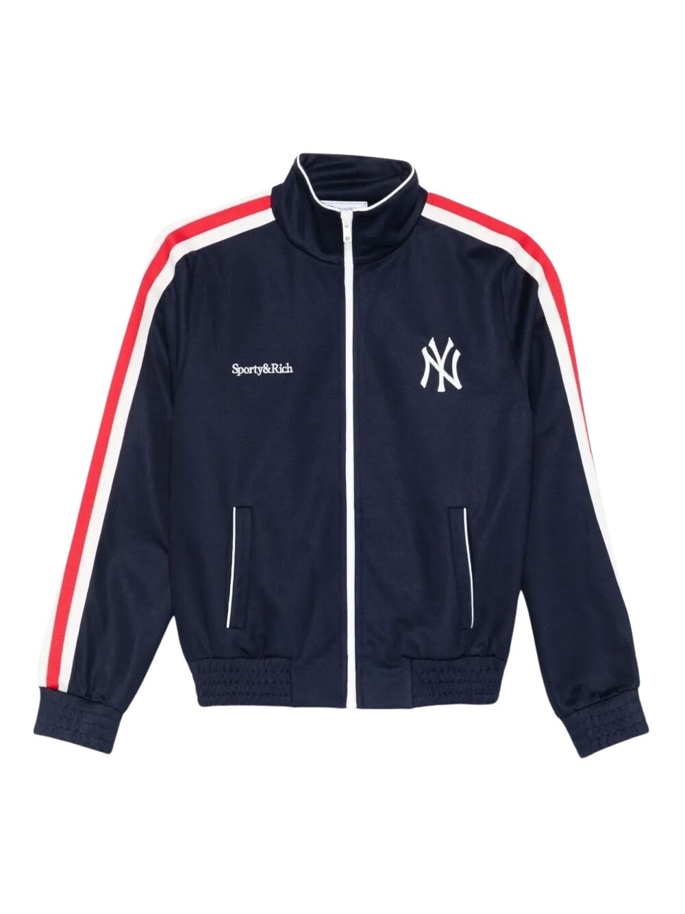 Sporty &amp; Rich Yankees Serif Track Jacket In Multi