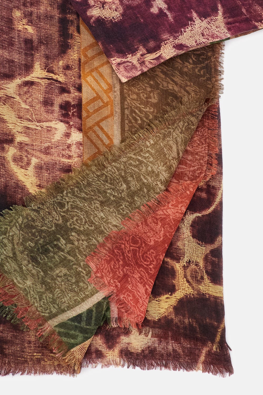 Pierre-louis Mascia Pierre Louis Mascia Printed Cashmere Scarf In Black