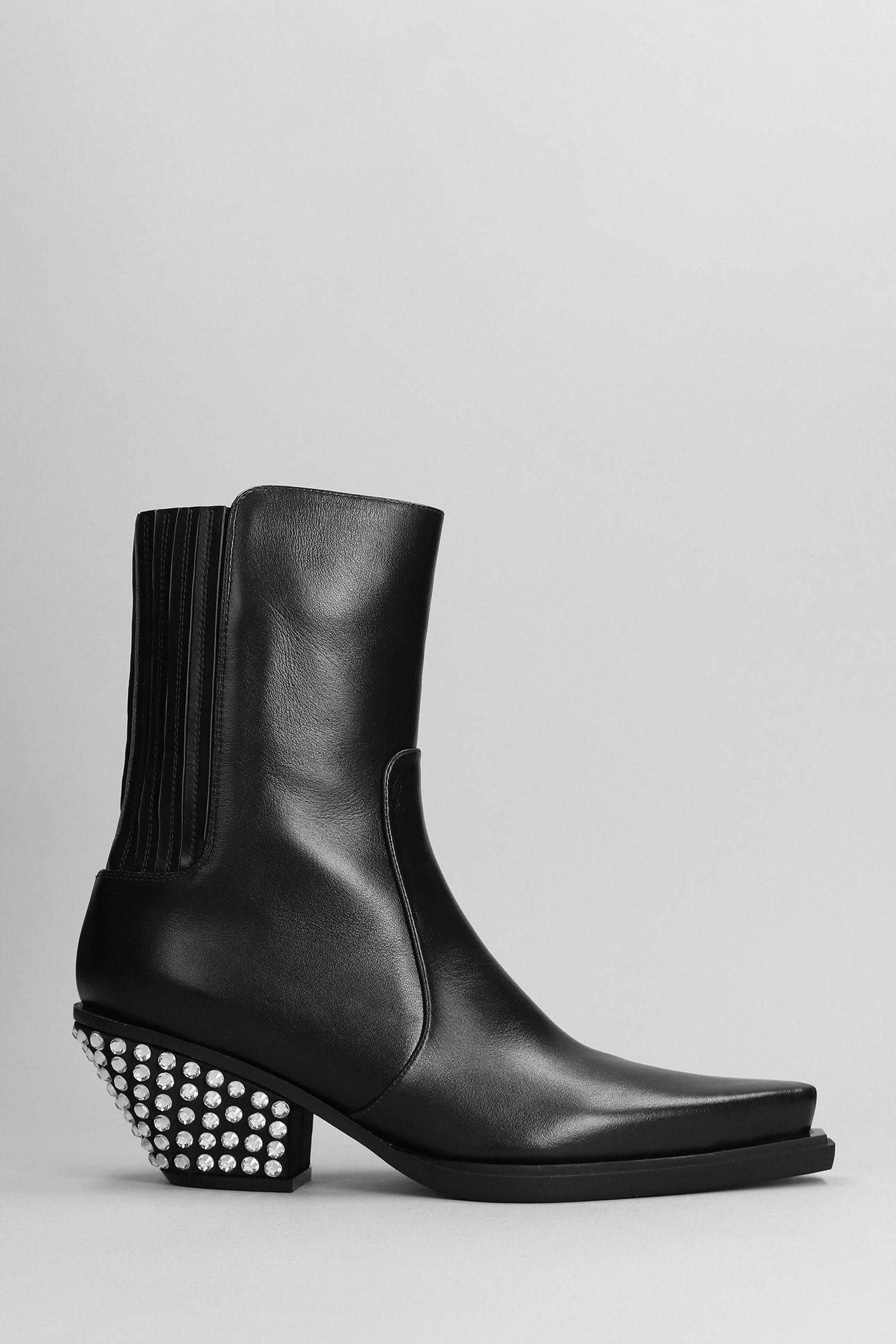 Giuseppe Zanotti Texan Ankle Boots In Black Leather
