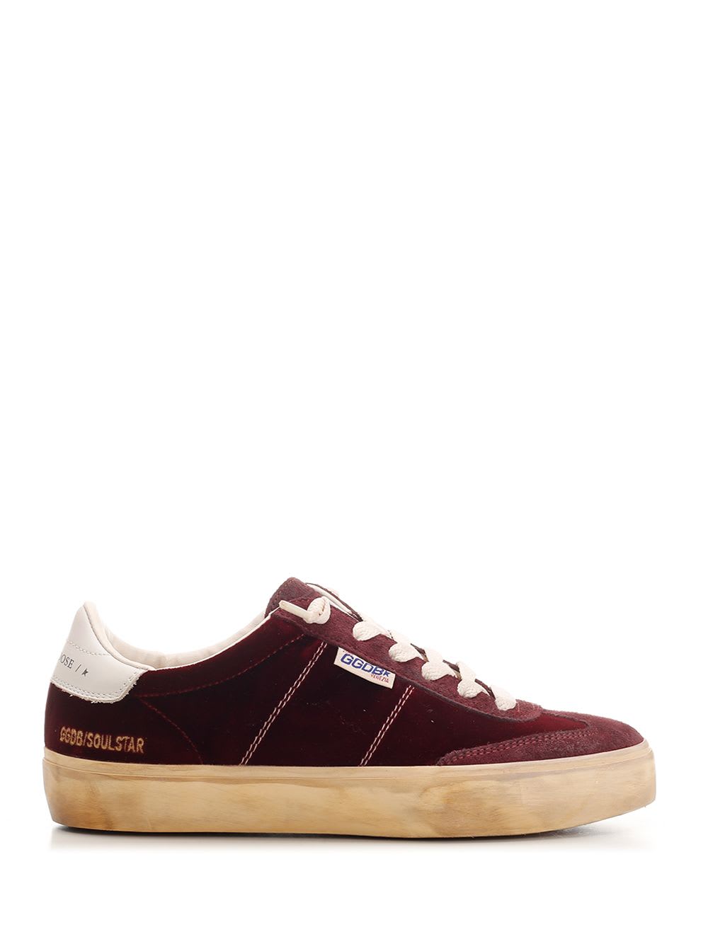 Shop Golden Goose New Soul Star Sneakers In Bordeaux