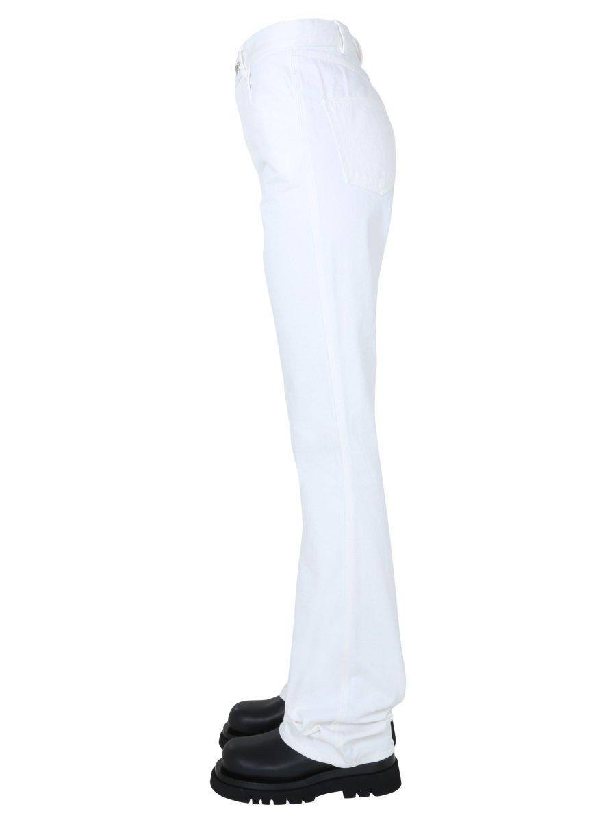Bottega Veneta Straight Leg Jeans In White