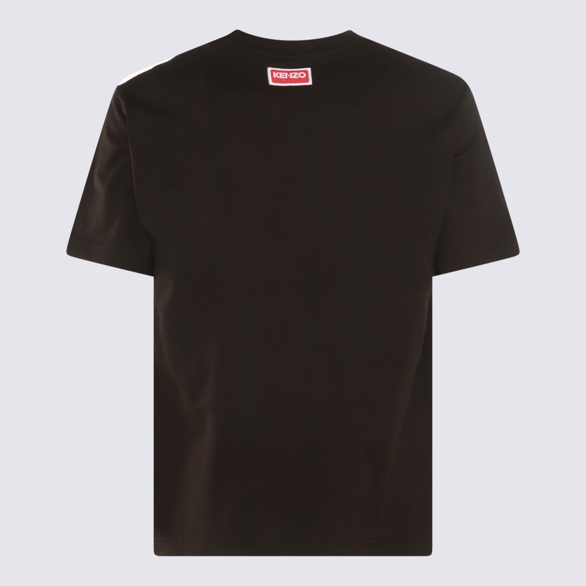 Shop Kenzo Black Cotton Tiger T-shirt