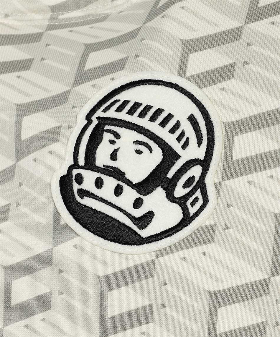 Billionaire Boys Club Logo-patch Geometric-pattern Hoodie In Gray