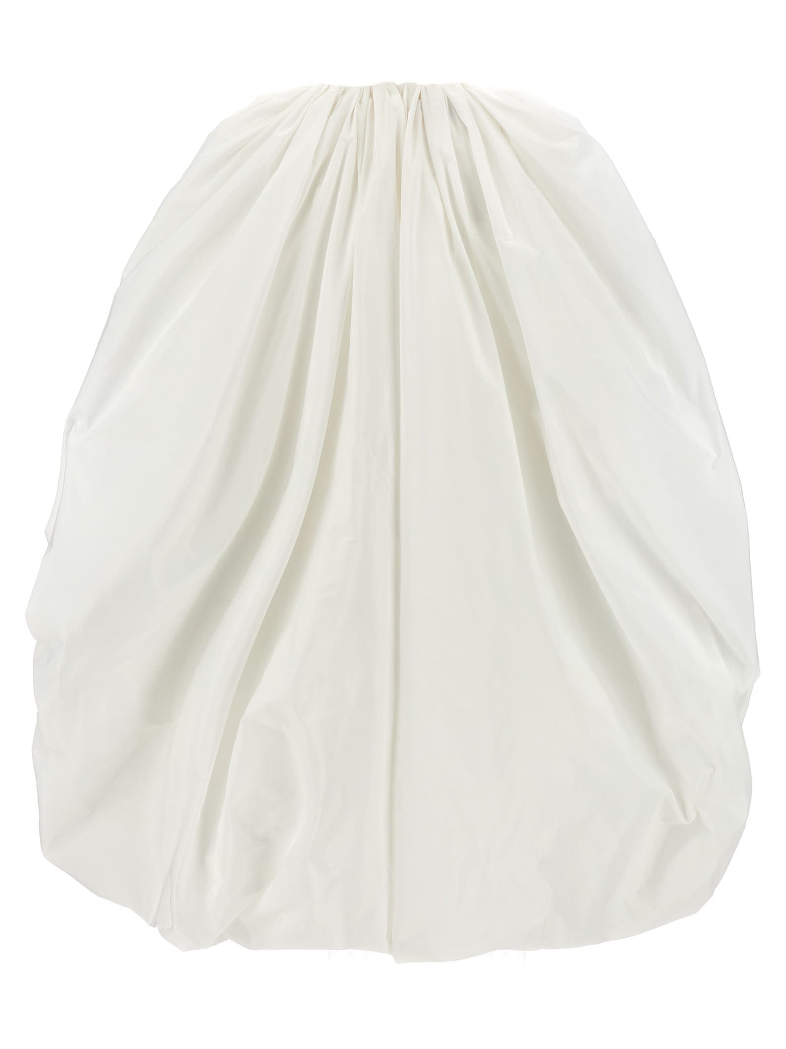 Shop Stella Mccartney Cape Mini Dress In White