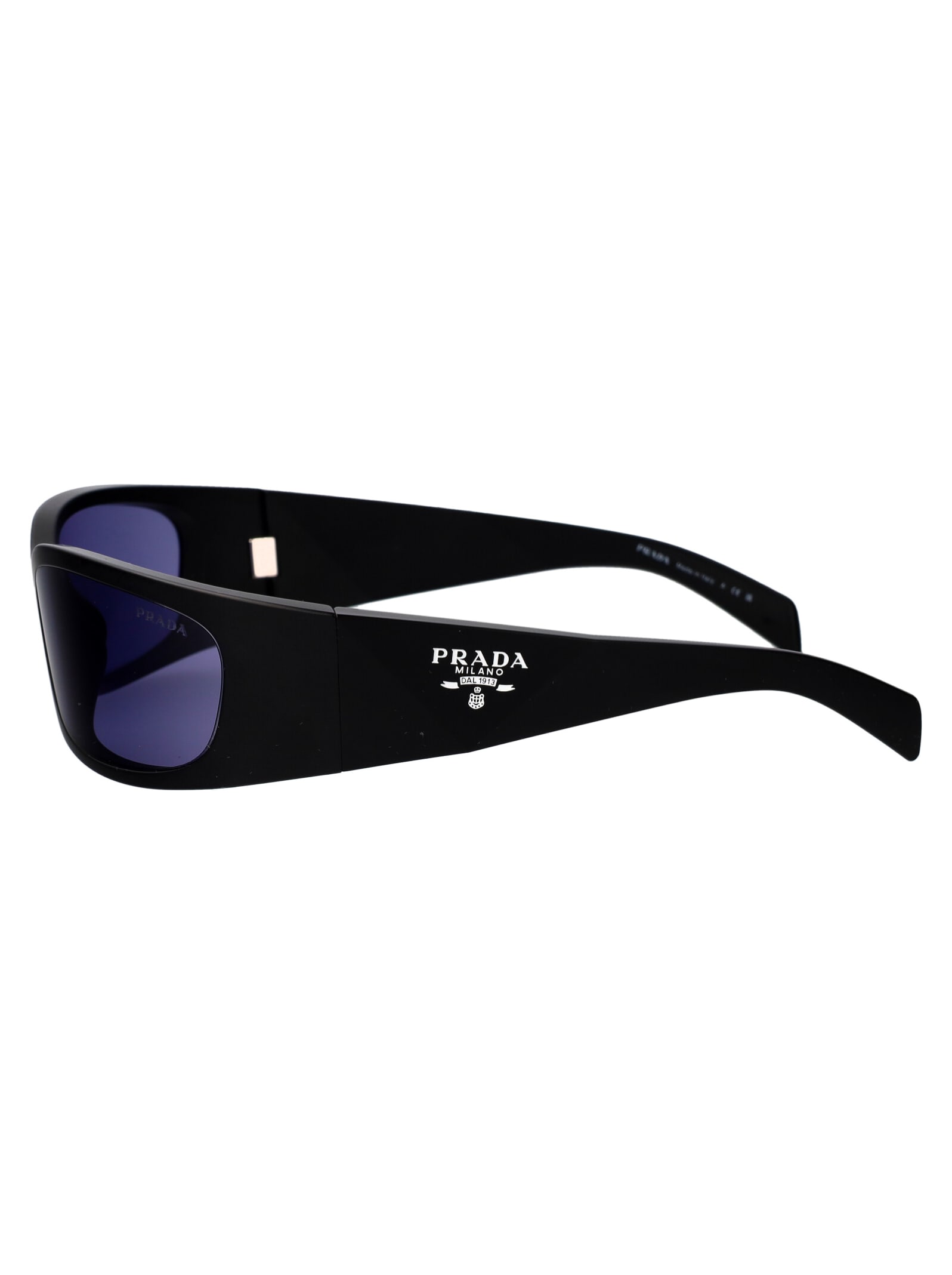 Shop Prada 0pr A19s Sunglasses In 1bo40g Matte Black