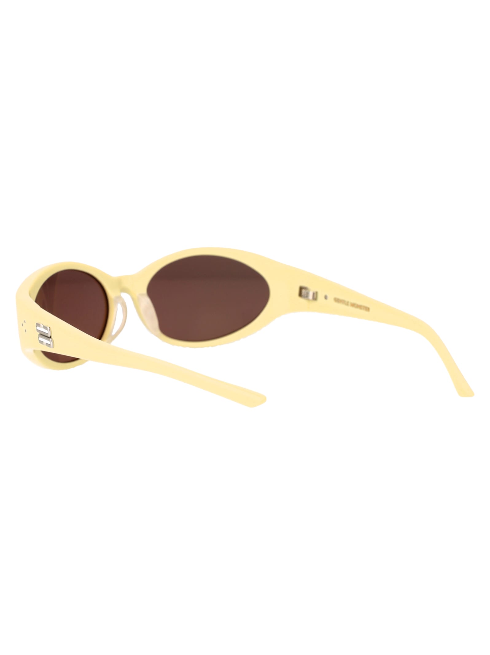 Shop Gentle Monster Sphere Sunglasses In Y5 Yellow