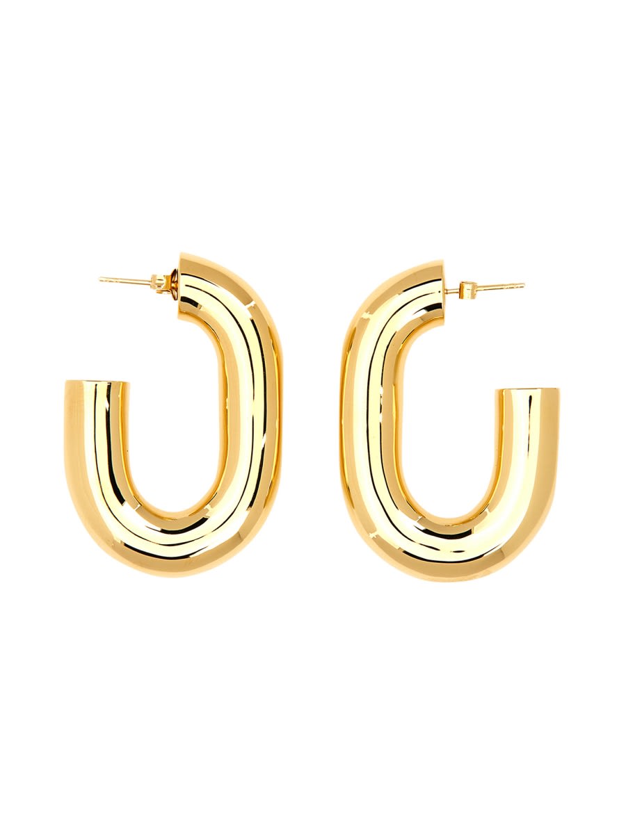 Shop Rabanne Earring Xl Link In Gold