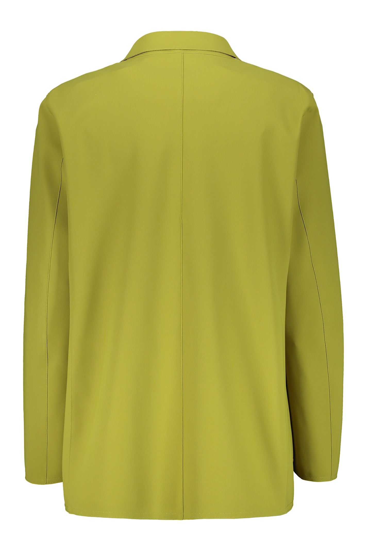 Herno Single-breasted Two-button Blazer In Green