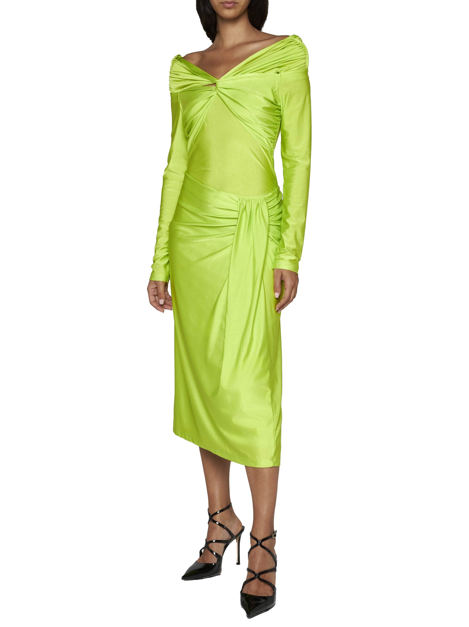 Shop Stine Goya Skirt In Acid Lime