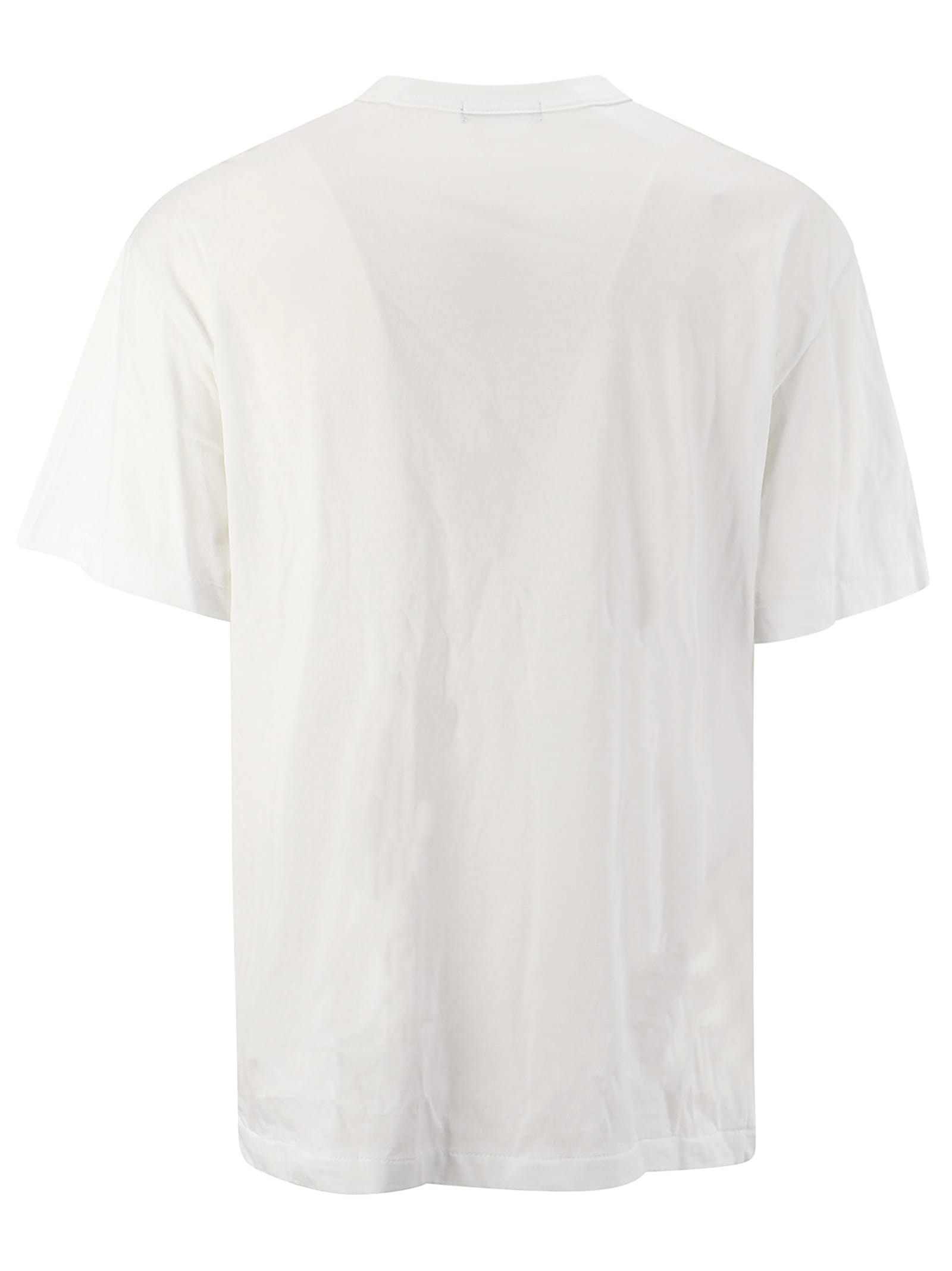 Shop Comme Des Garçons Homme Deux Mens T-shirt In White X Black