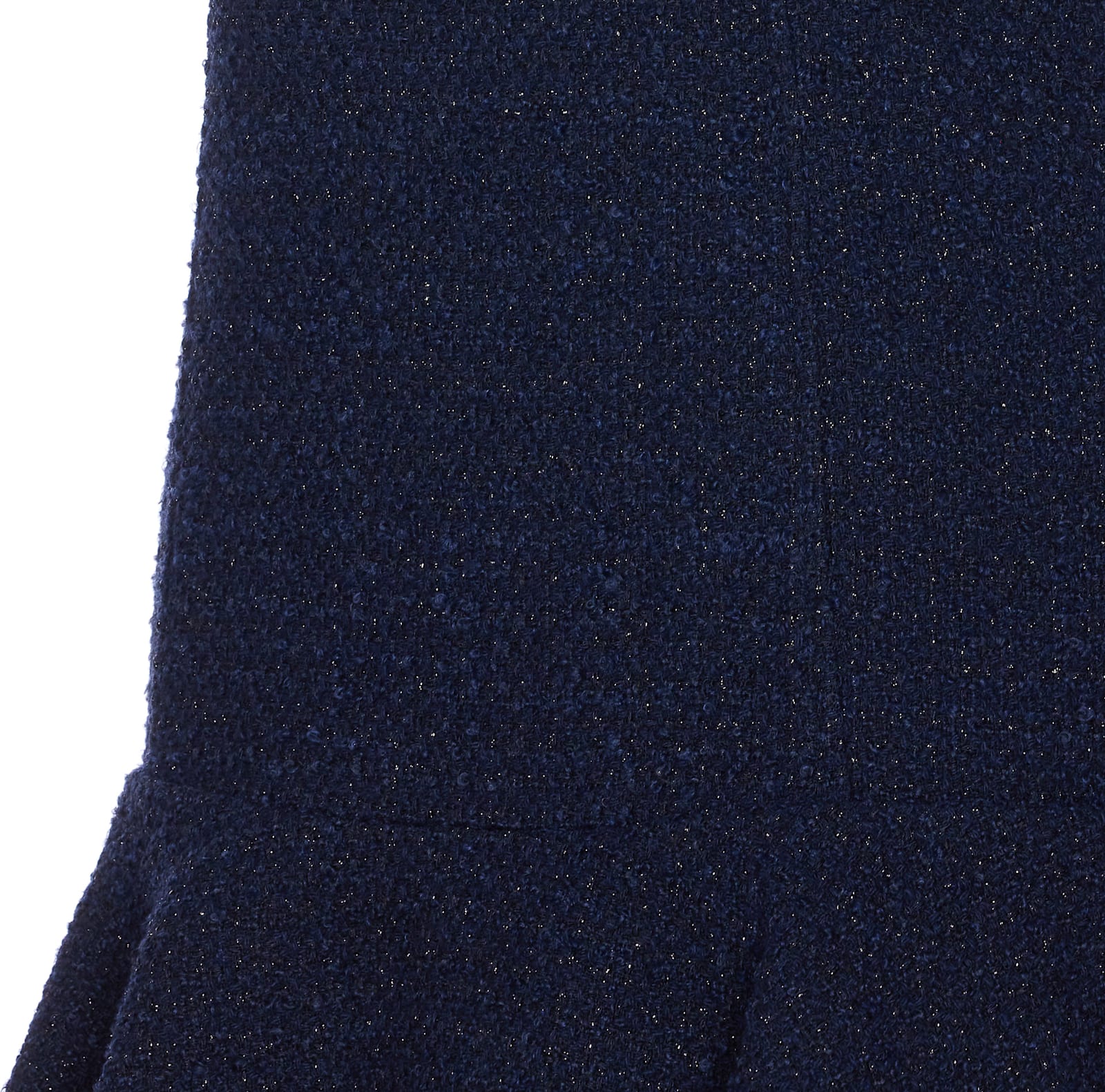 Pinko Strappy Pleated Gown Metallic Flare In Blue