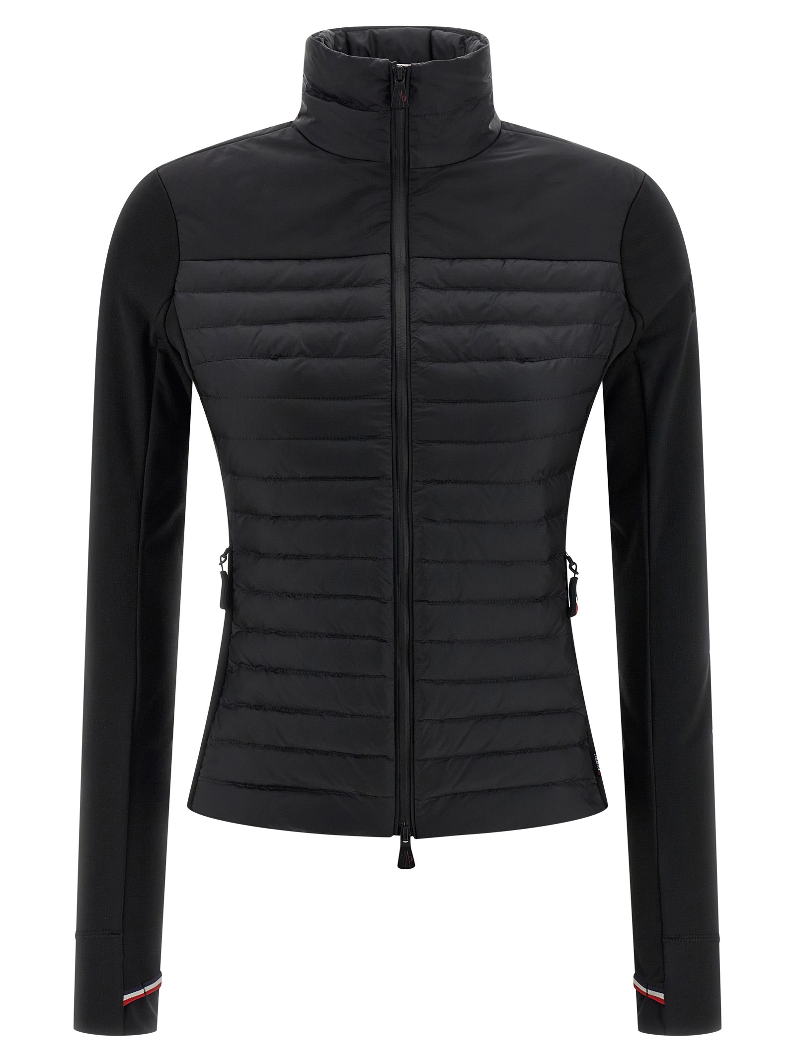 Moncler Polartec Cardigan In Black