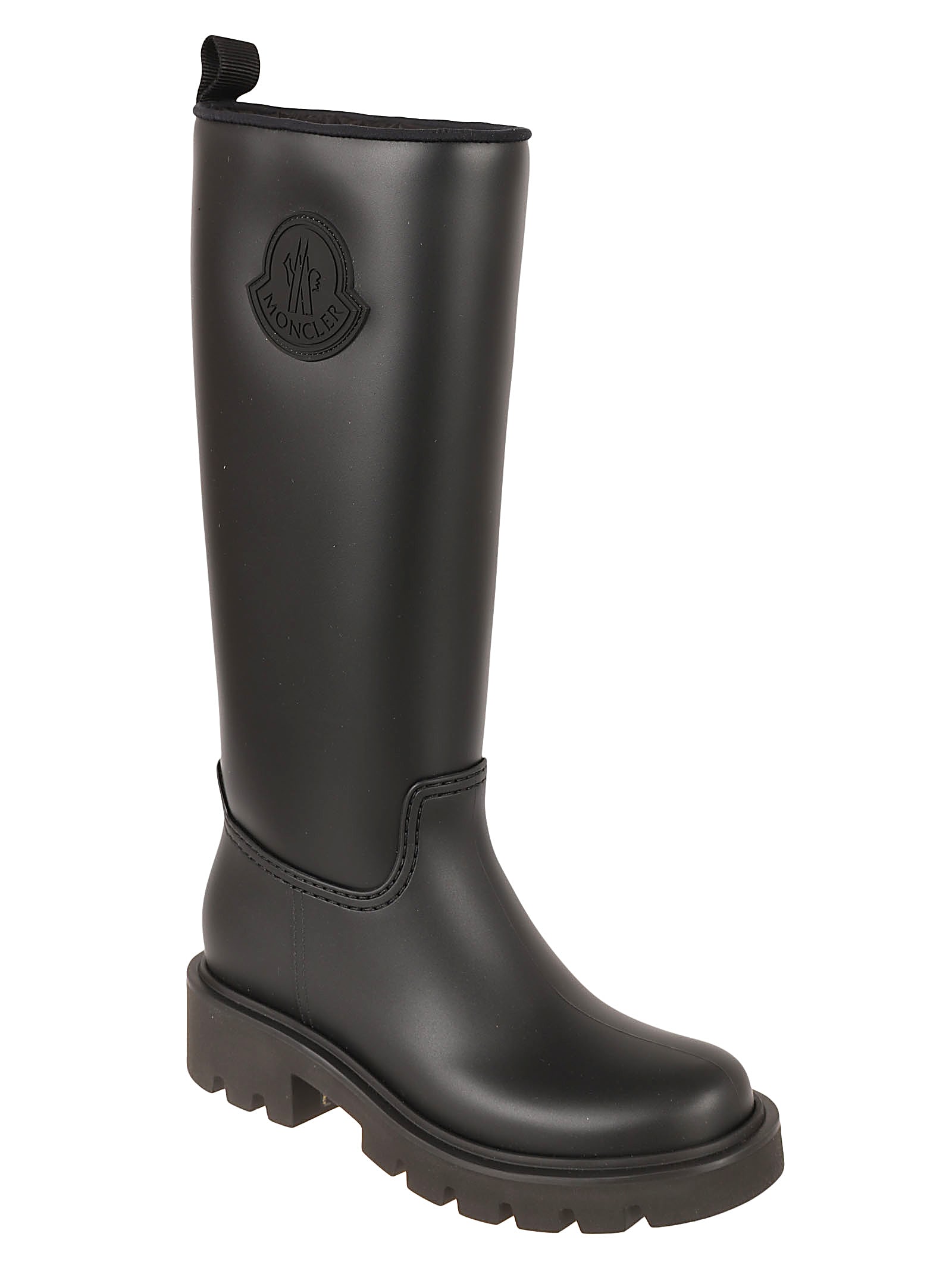 Shop Moncler Kickstream High Boots In Black