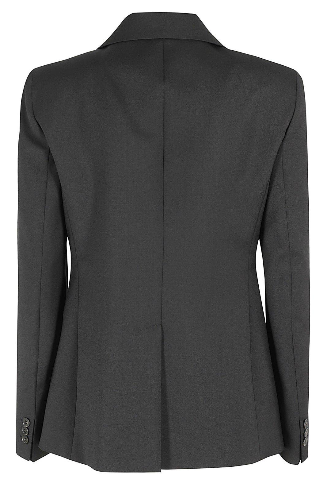 Shop Weekend Max Mara Lamine Single-breasted Jacket In Black