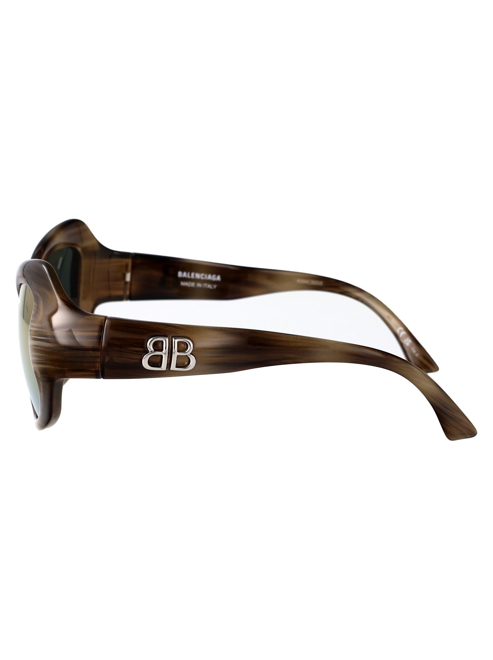 Balenciaga Injectate Havana Sunglasses In Havana-havana-bronze